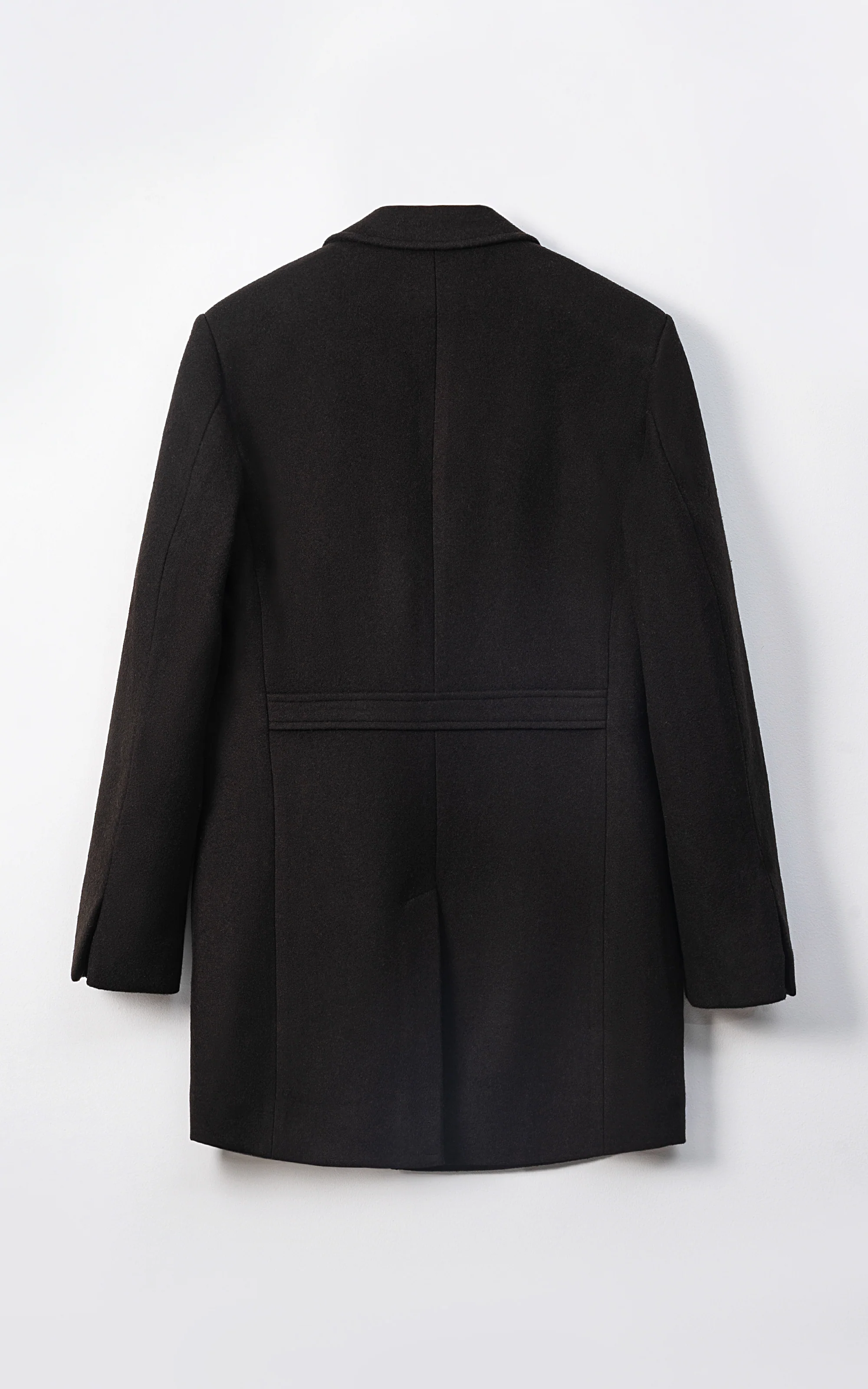REFINED CLASSIC  LONG COAT BLACK - Image 3
