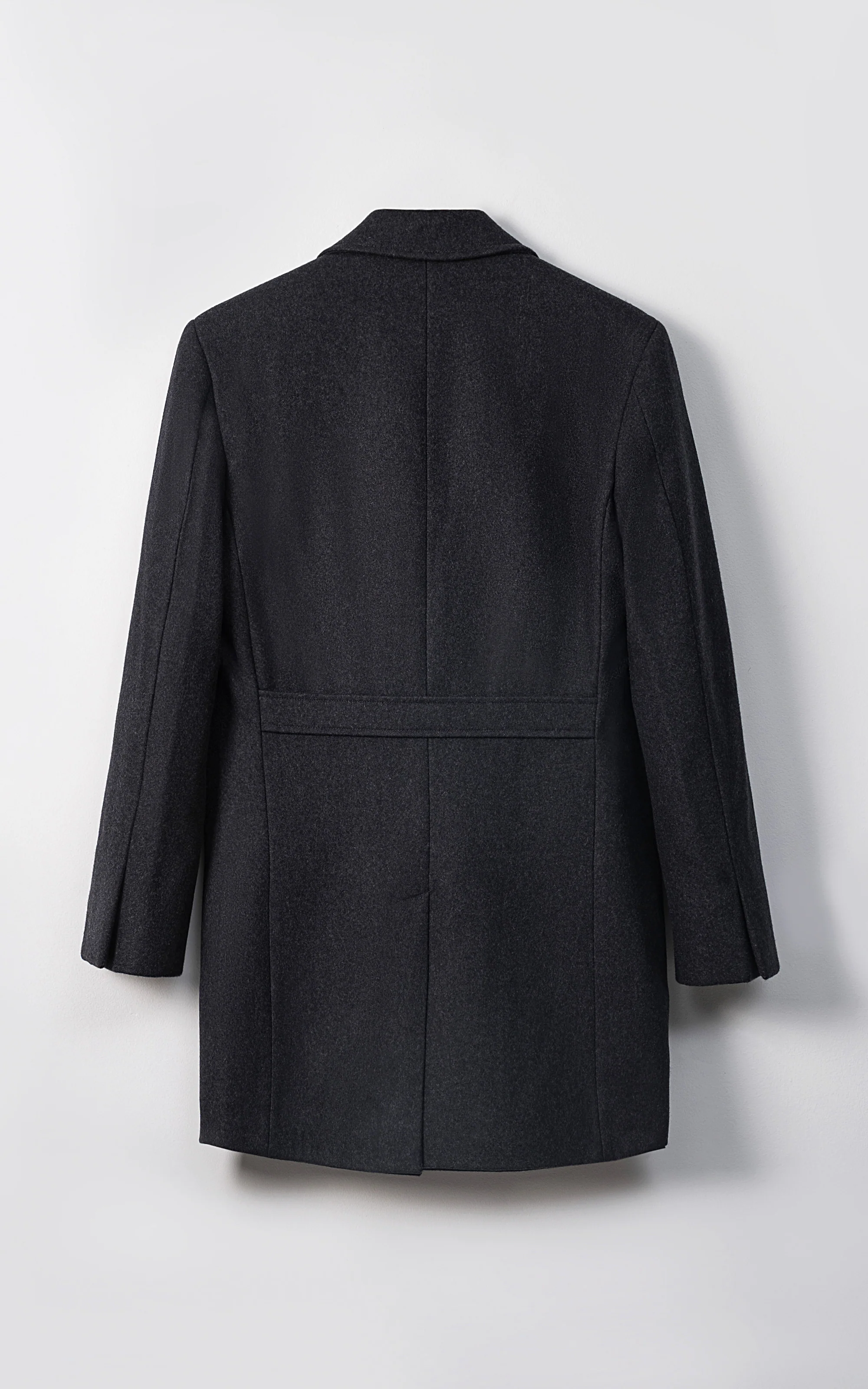 REFINED CLASSIC  LONG COAT CHARCOAL - Image 3
