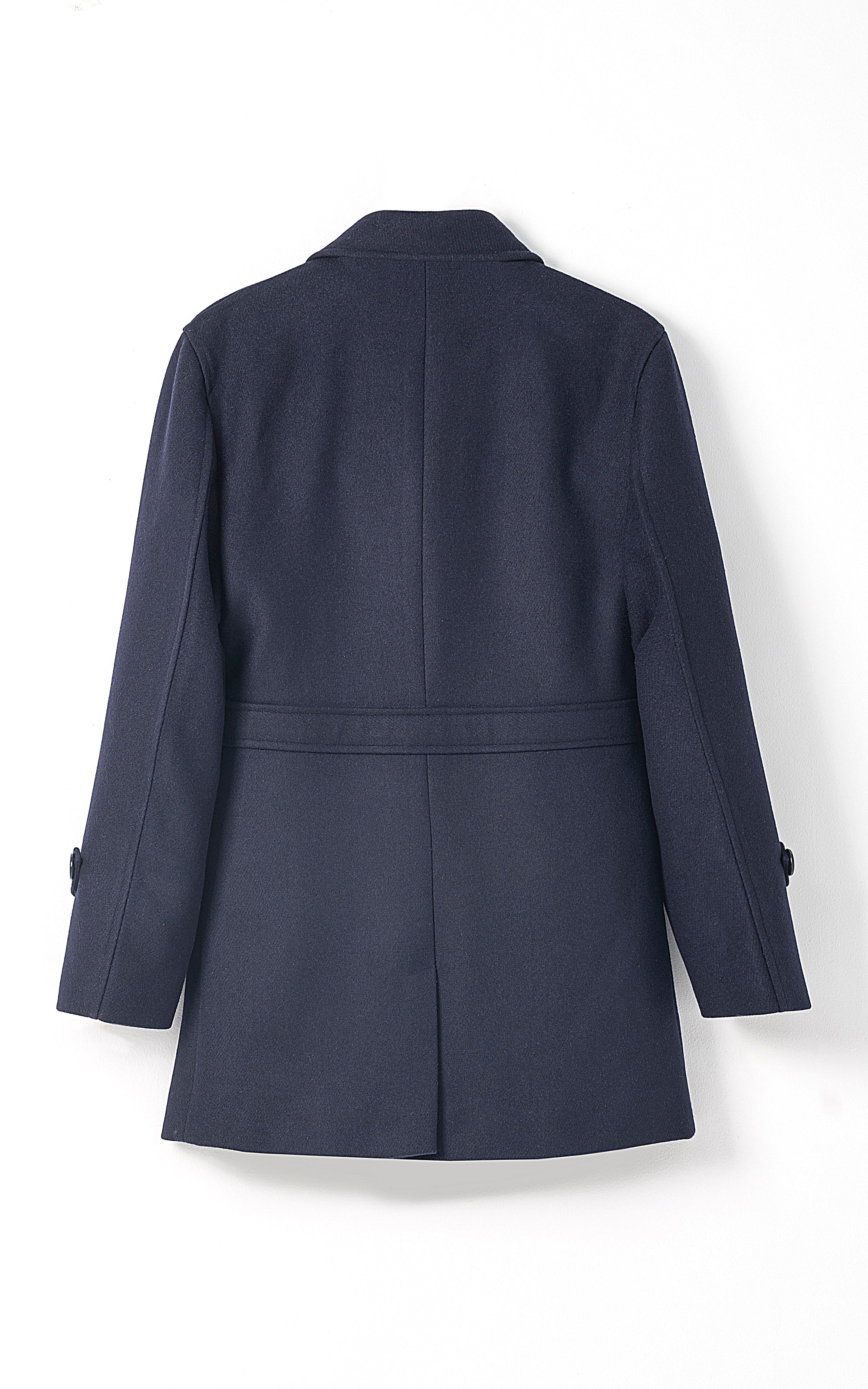 LONG COAT NAVY BLUE - Image 2