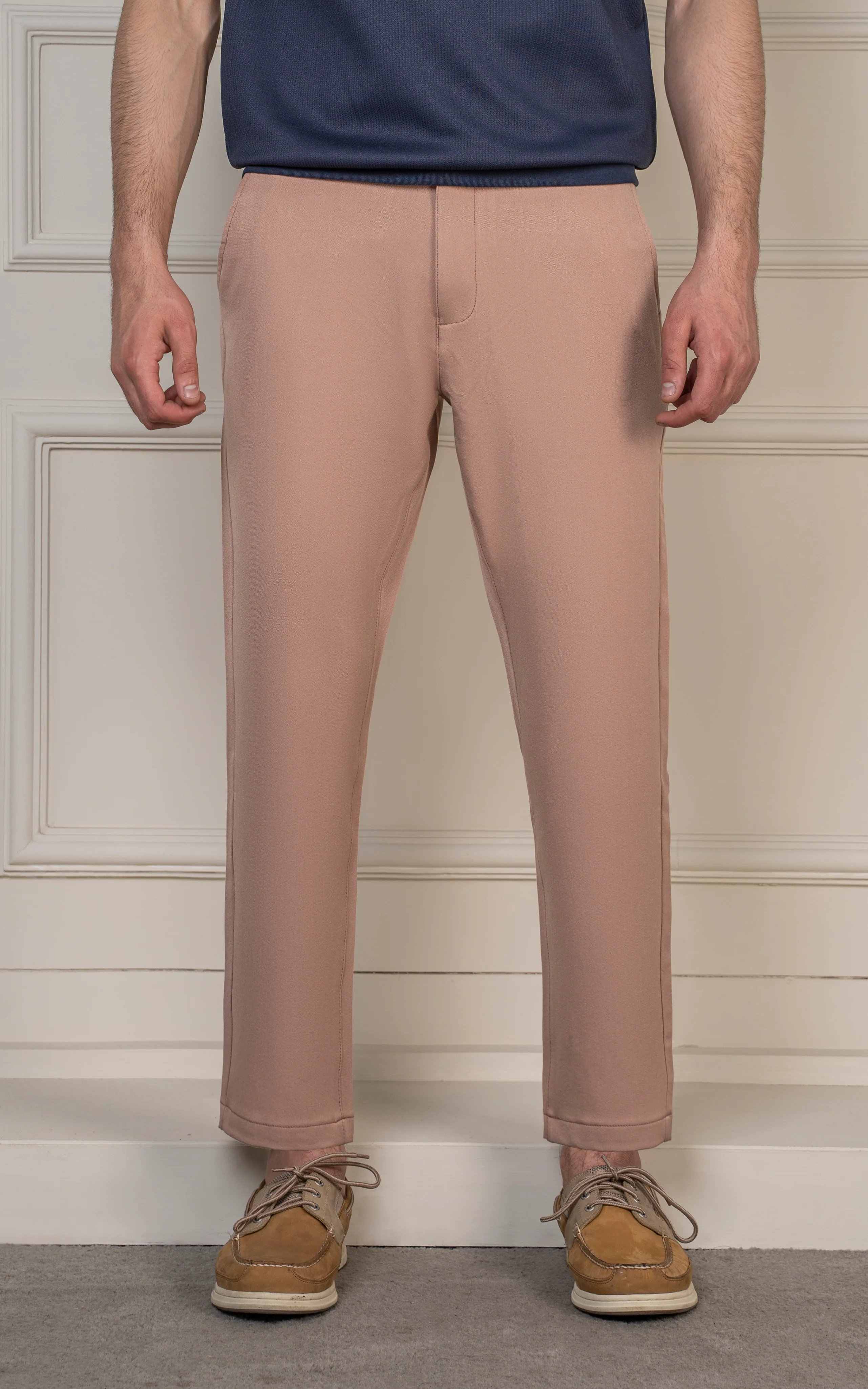 LOOSE FIT PLAIN PANT LIGHT PEACH - Image 2