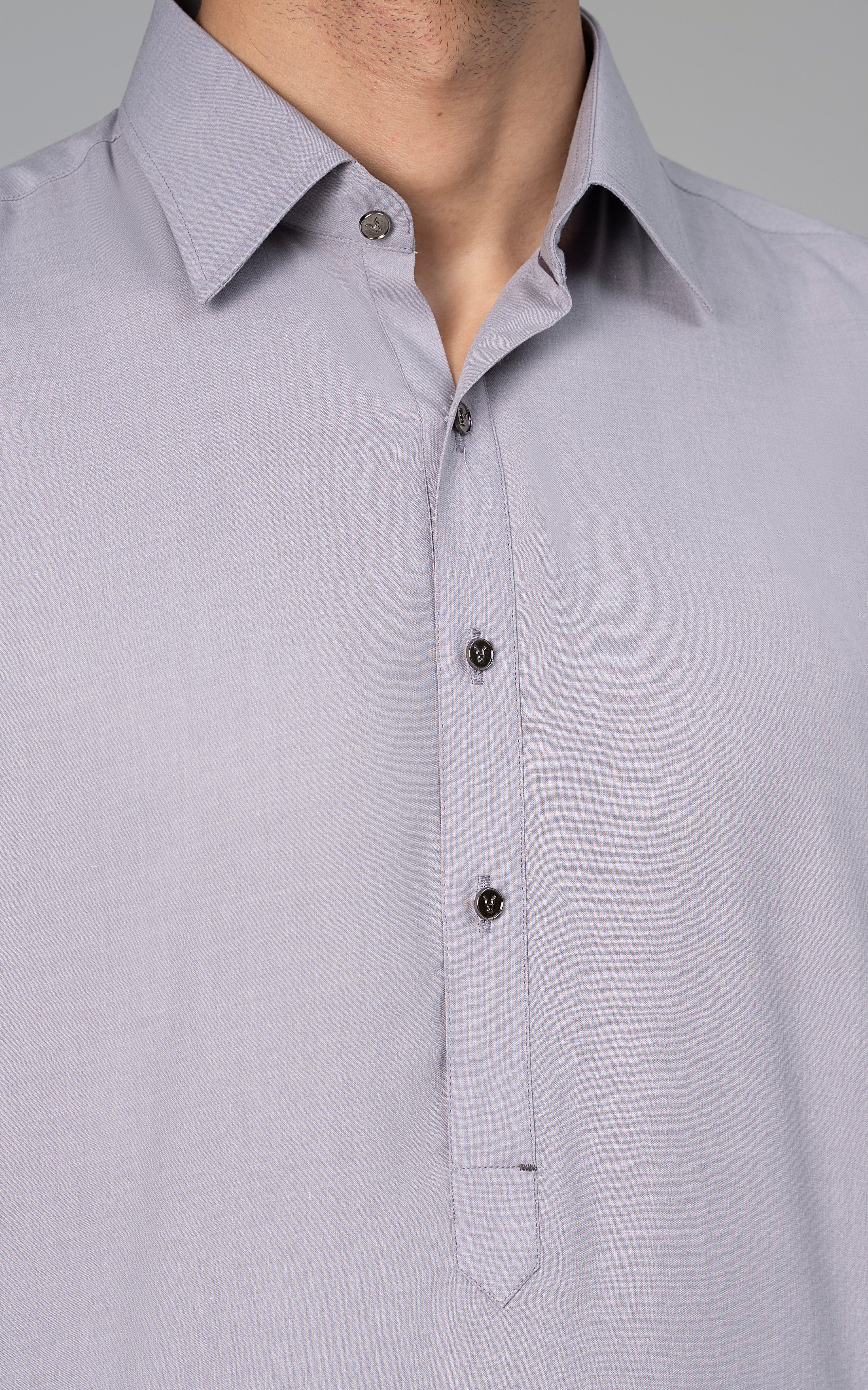 MELANGE WASH & WEAR - SIGNATURE COLLECTION LIGHT GREY MELANGE - Image 2