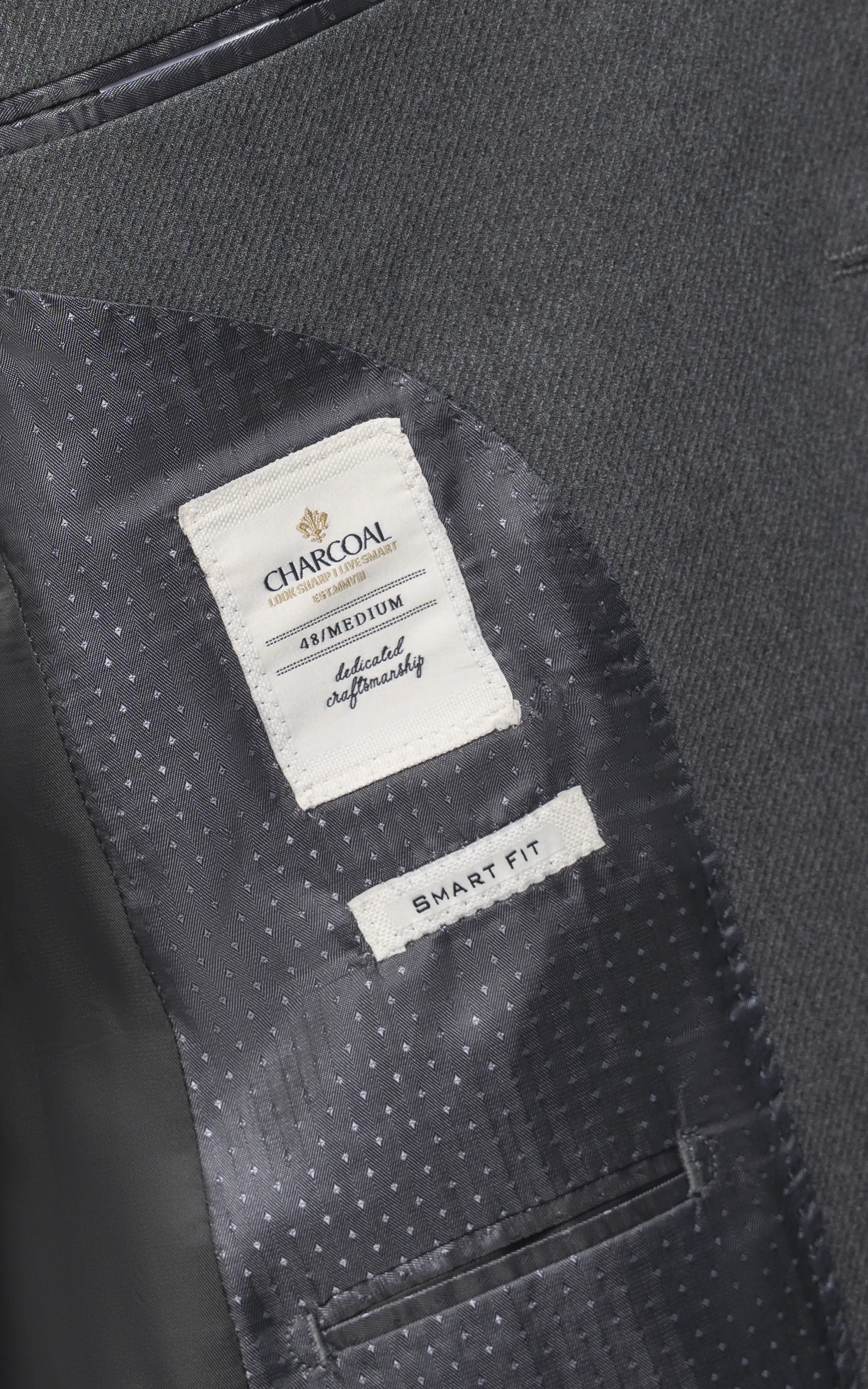 Men’s Classic Blazer Dark Grey - Image 5