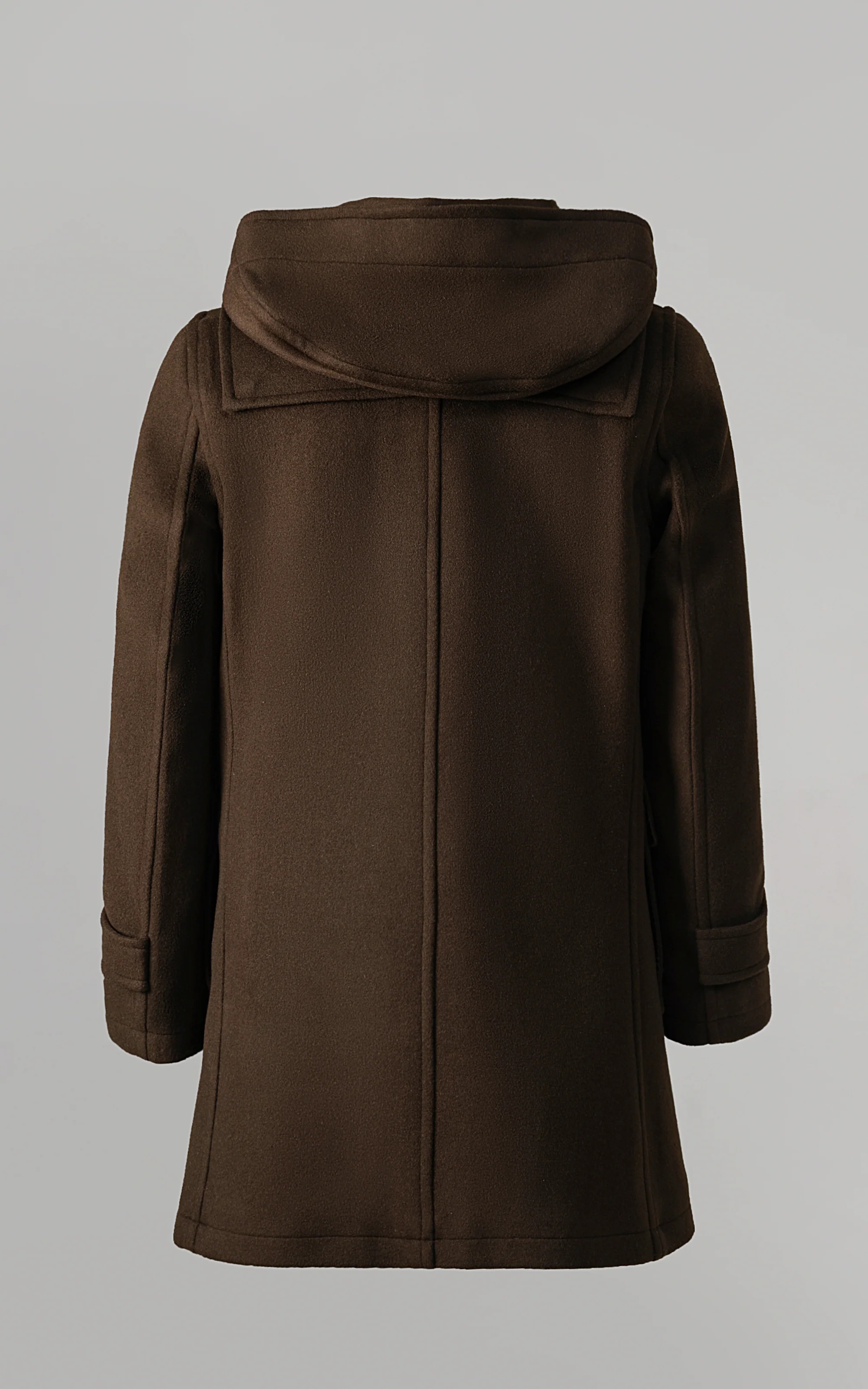 MEN'S HOODED DUFFLE COAT OLIVE - Image 3