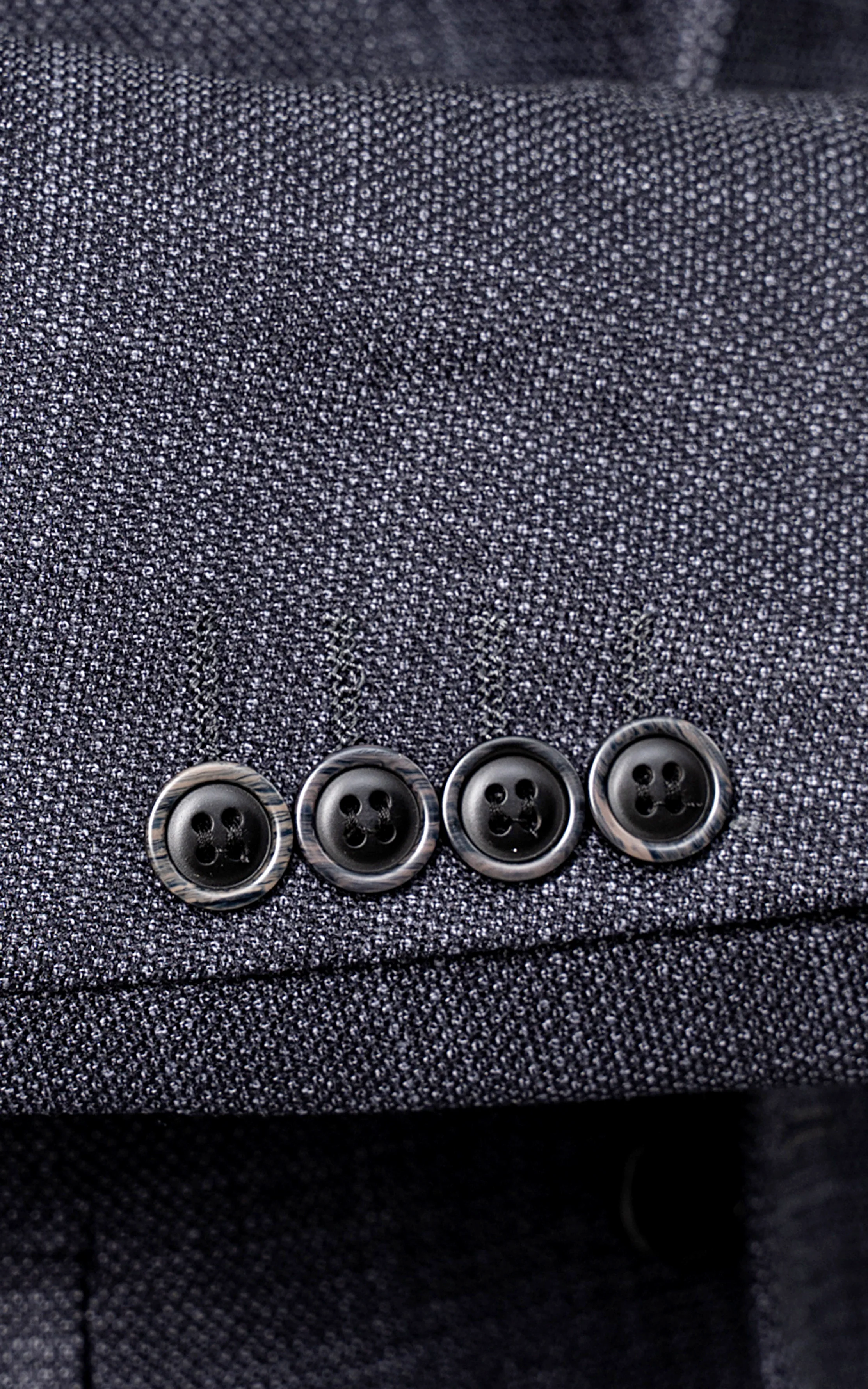 EXECUTIVE TAILORED MEN'S COAT BLUE GREY - Image 4