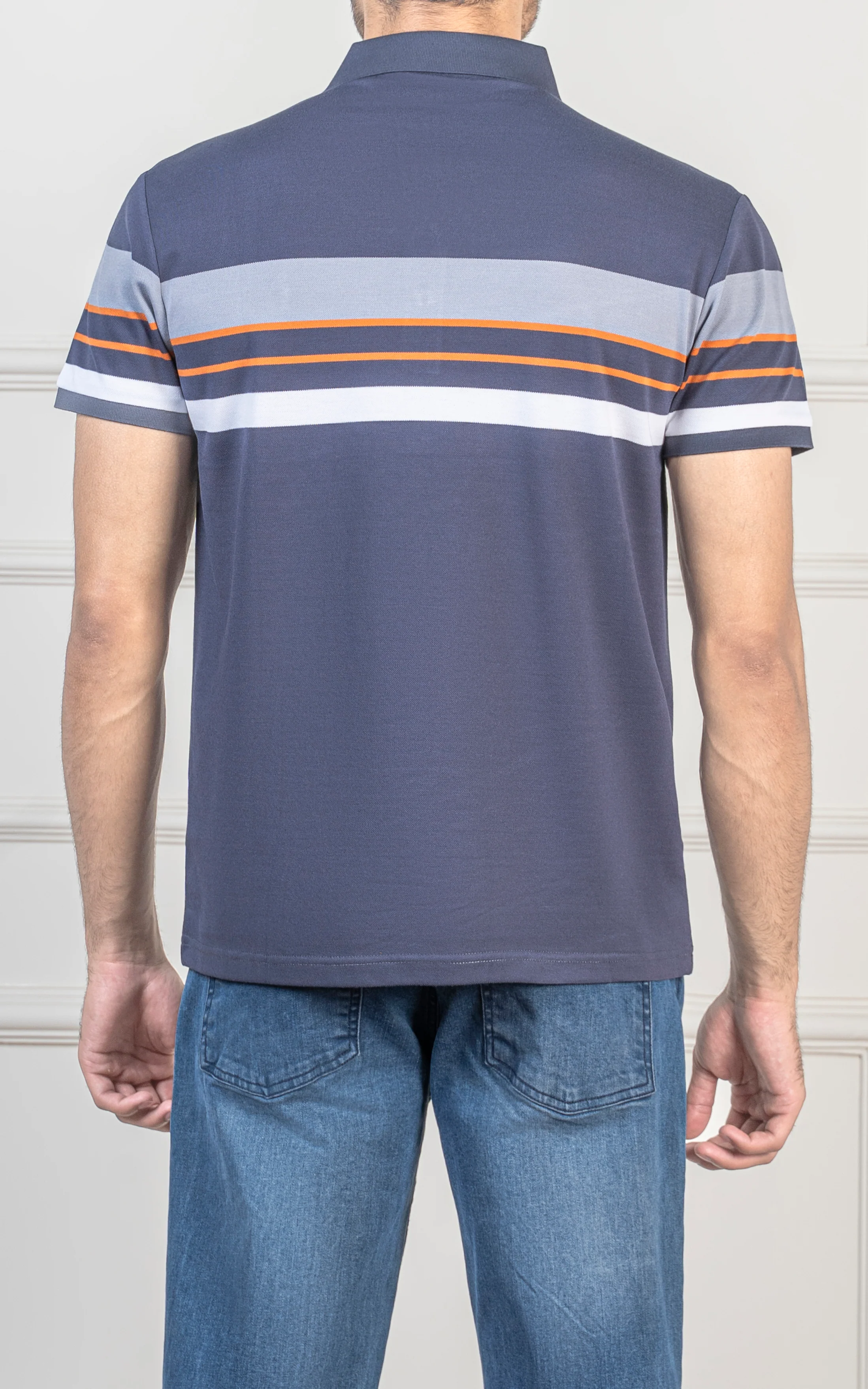PANEL EXECUTIVE POLO SHIRT NAVY - Image 5