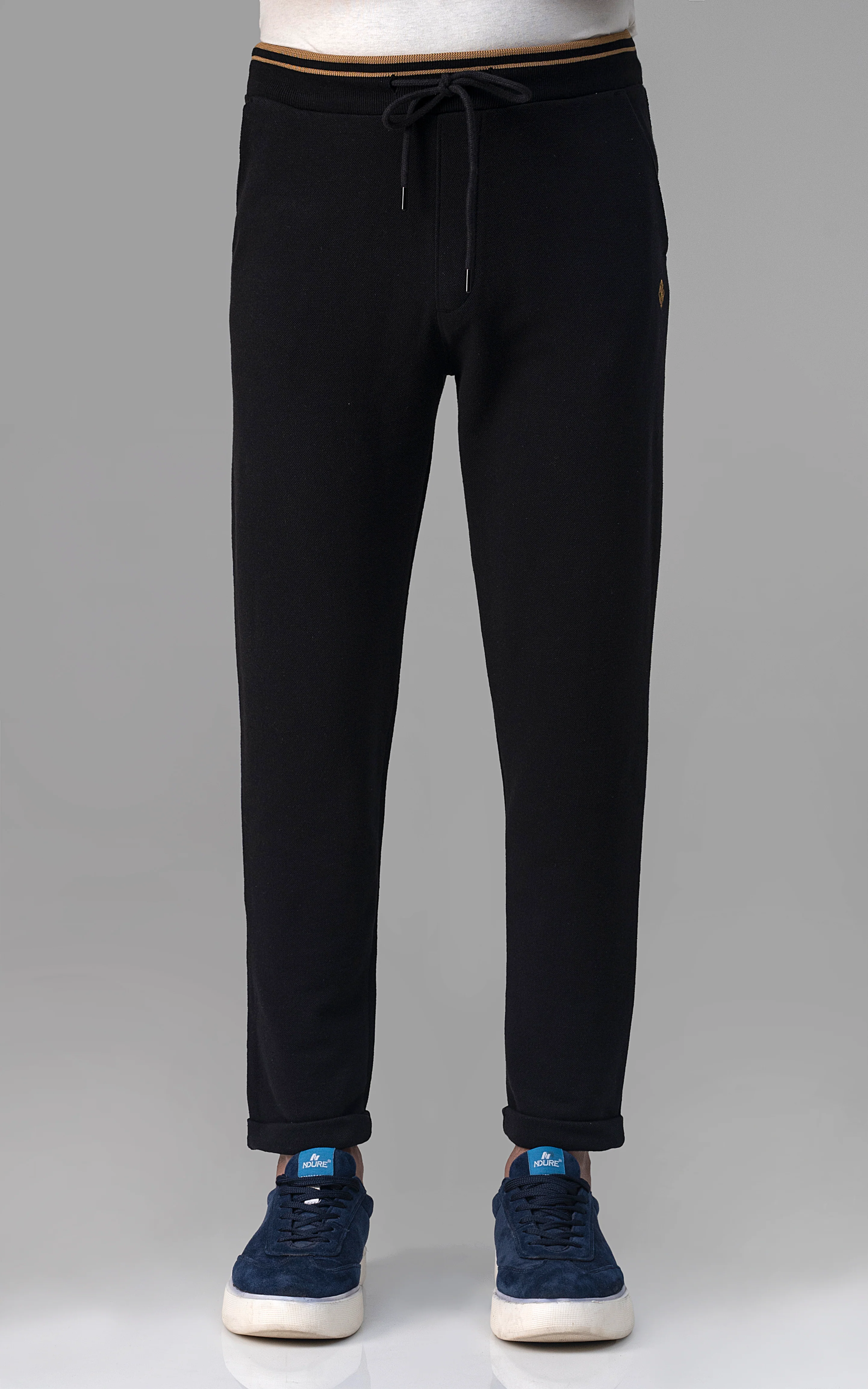 PIQUE TERRY TROUSER BLACK - Image 2