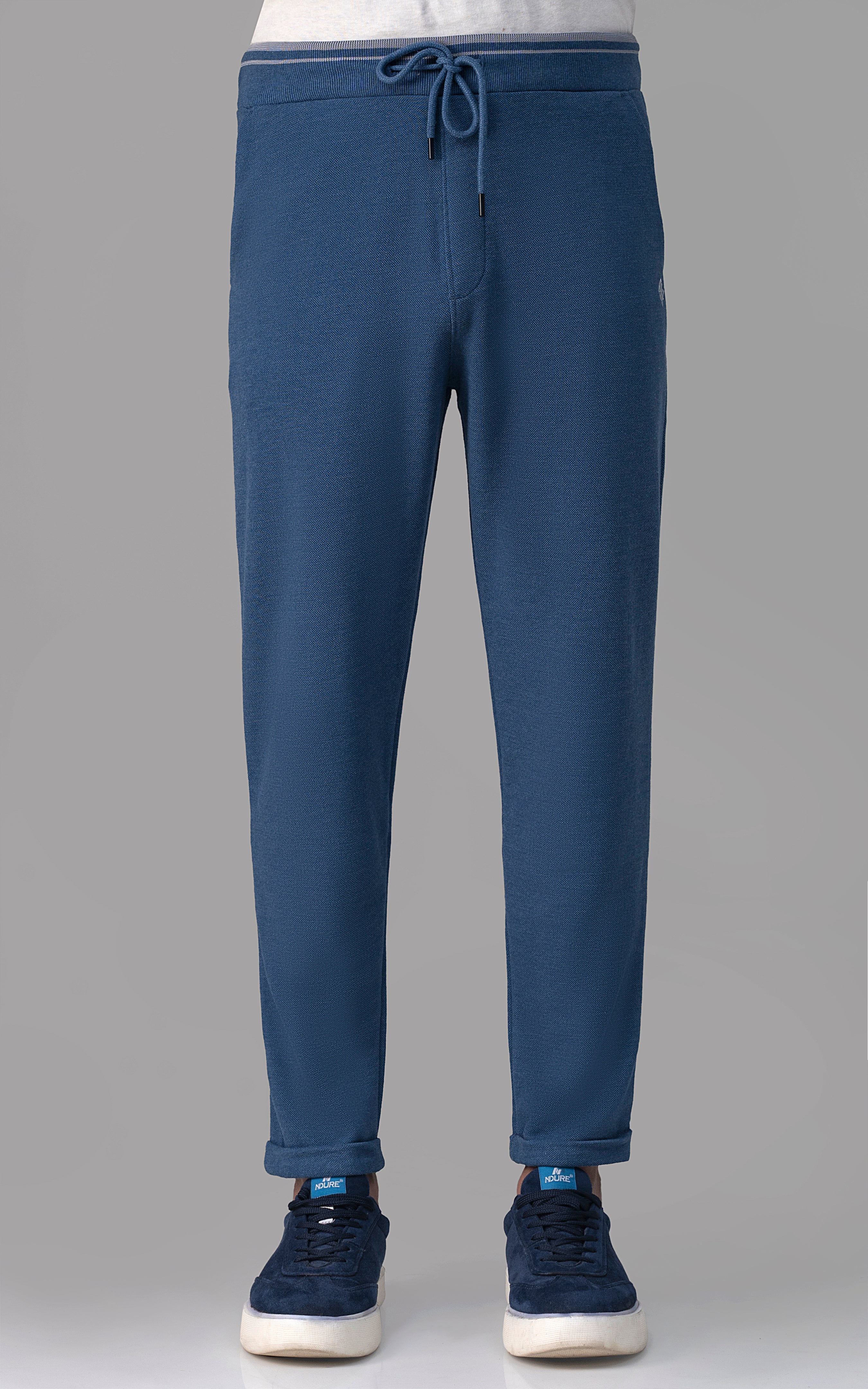 PIQUE TERRY TROUSER INDIGO - Image 2