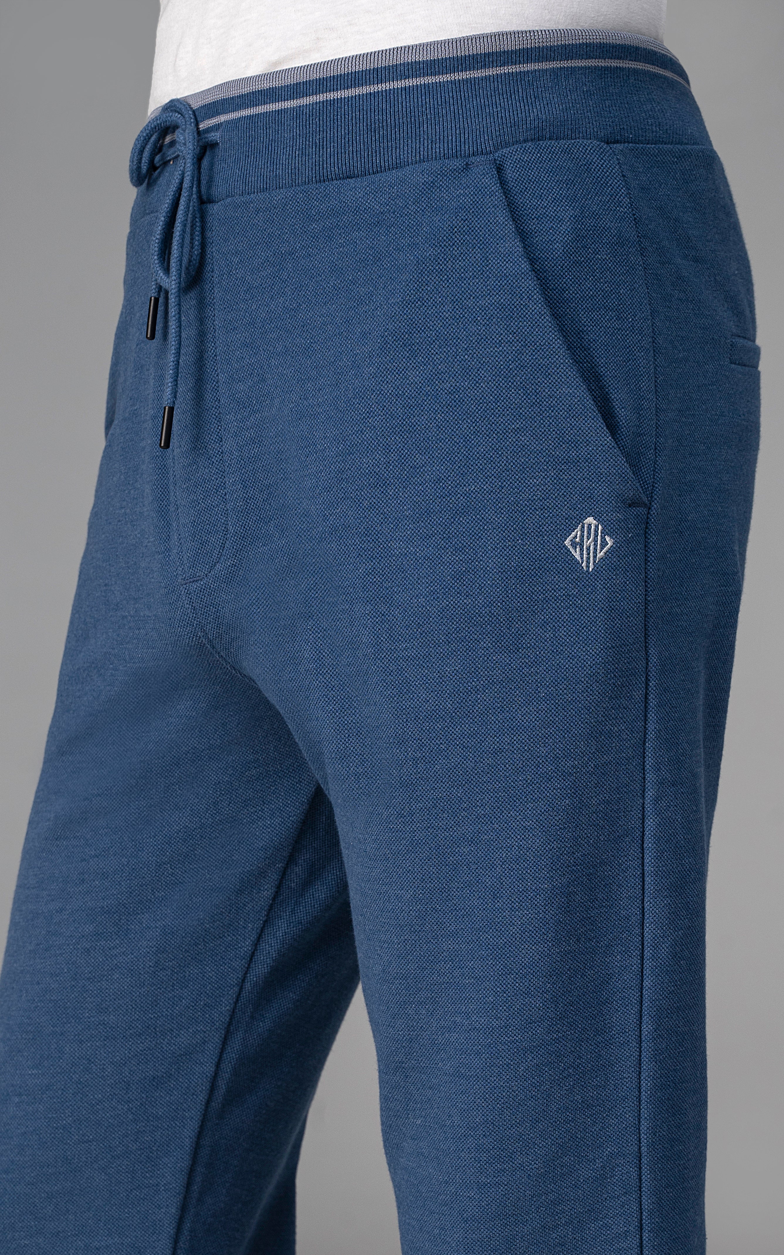 PIQUE TERRY TROUSER INDIGO - Image 4