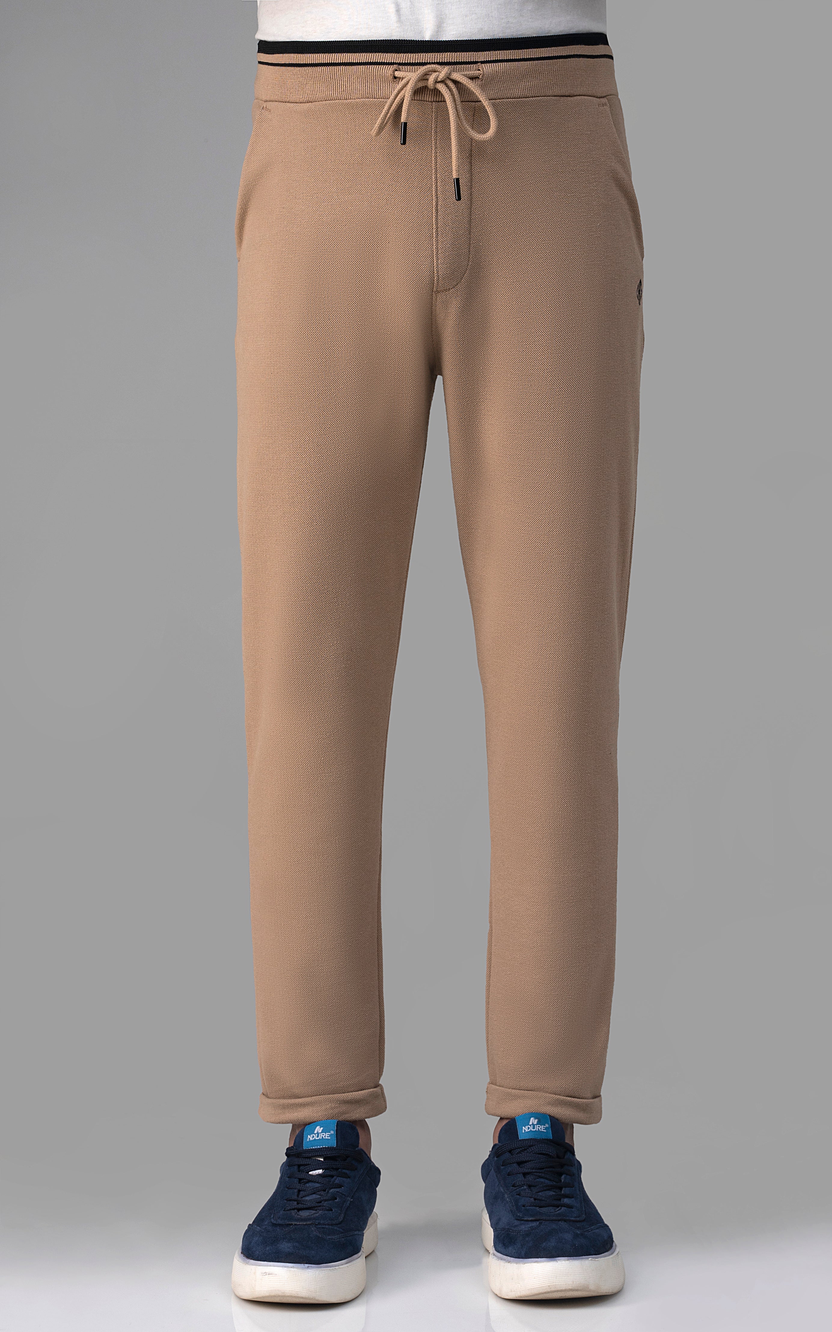 PIQUE TERRY TROUSER KHAKI - Image 2