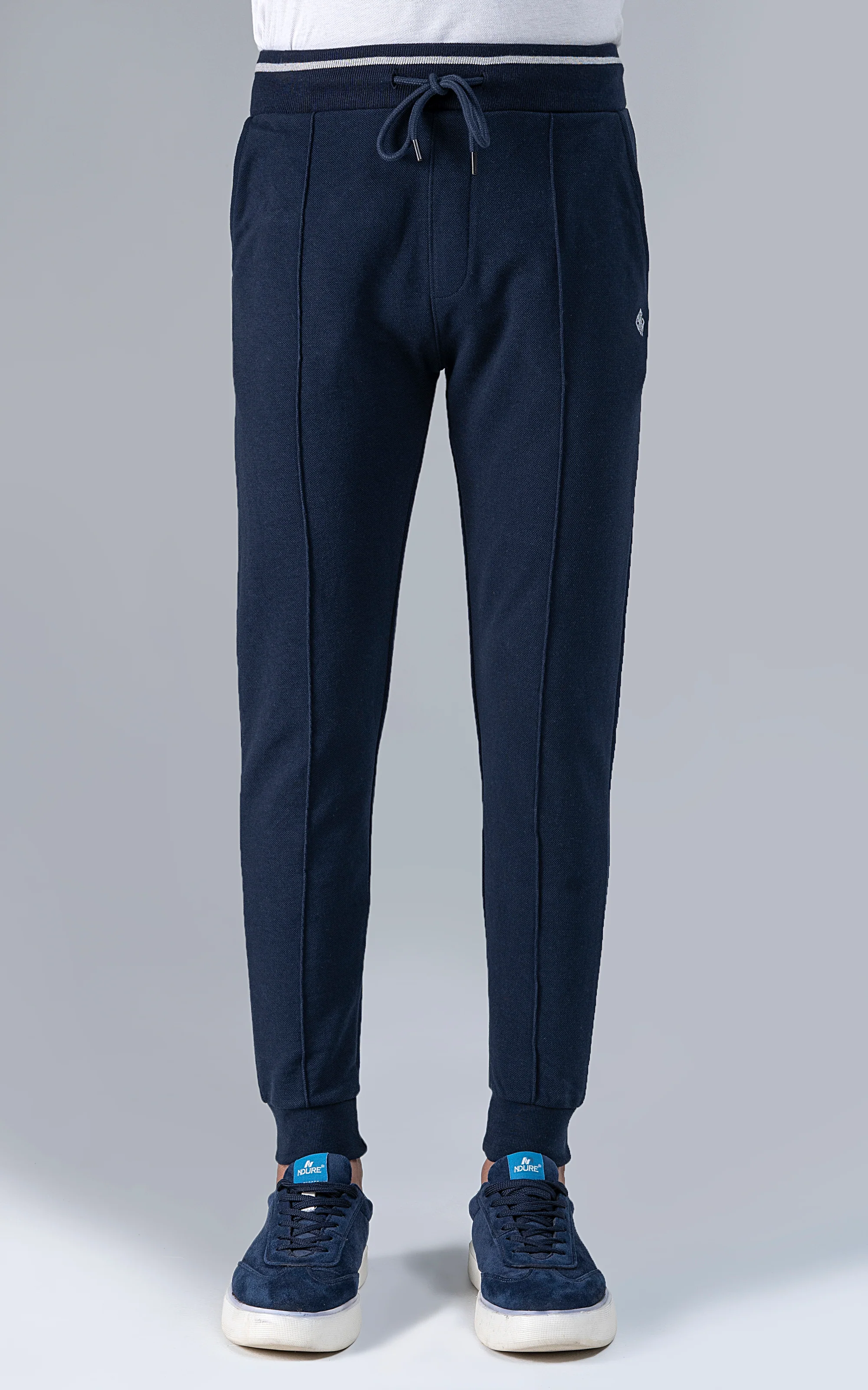 PIQUE TERRY TROUSER NAVY - Image 2