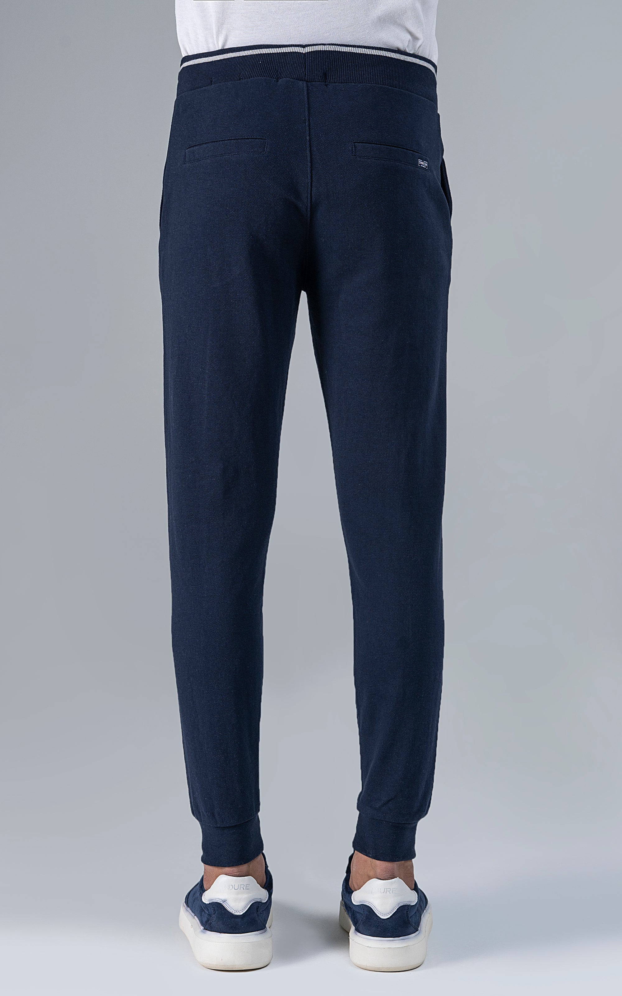 PIQUE TERRY TROUSER NAVY - Image 3