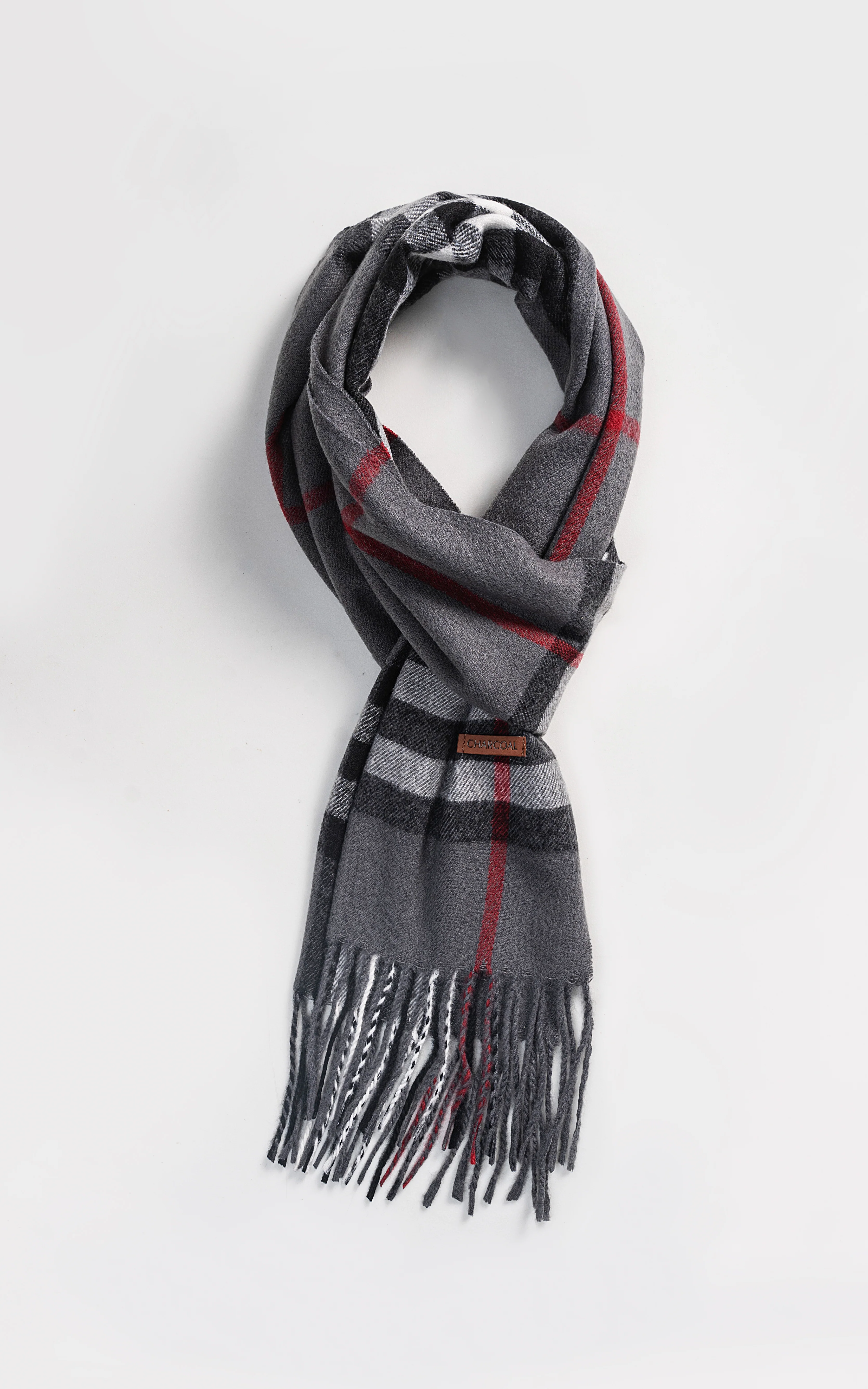 Plaid Wool Blended scarf