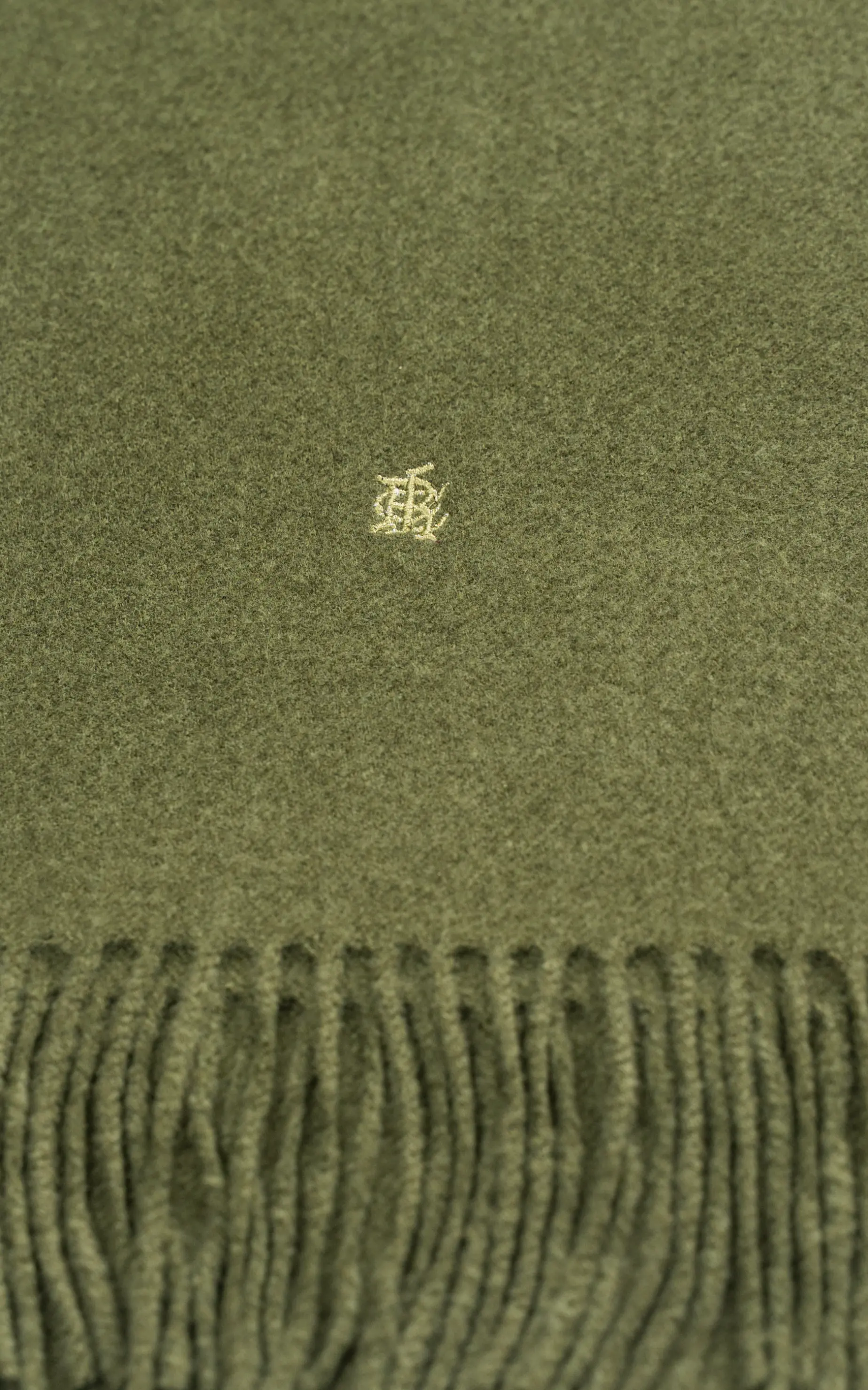 PLAIN EMBROIDERY SCARF - Image 2