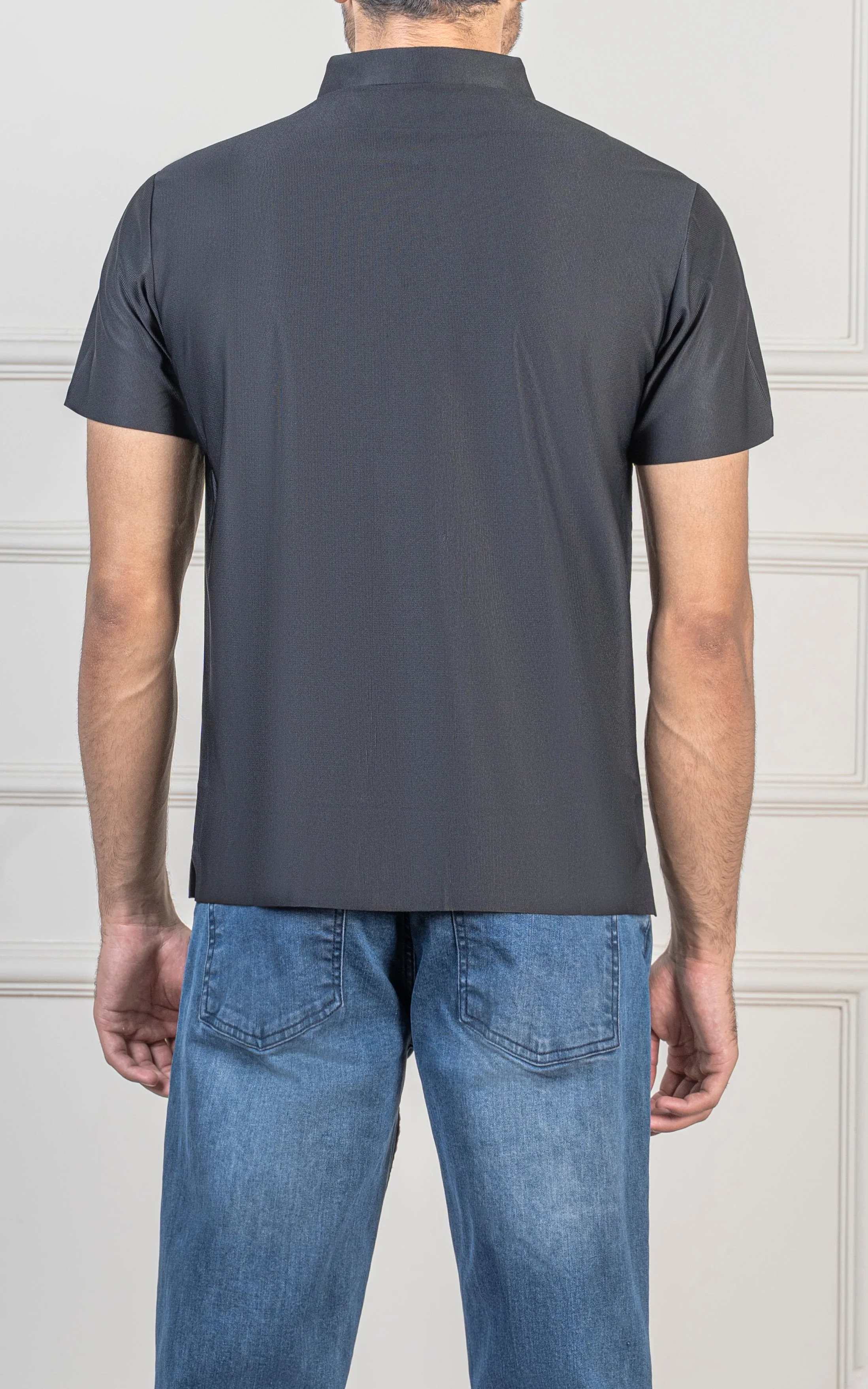 PLAIN EXECUTIVE POLO SHIRT BLACK - Image 21