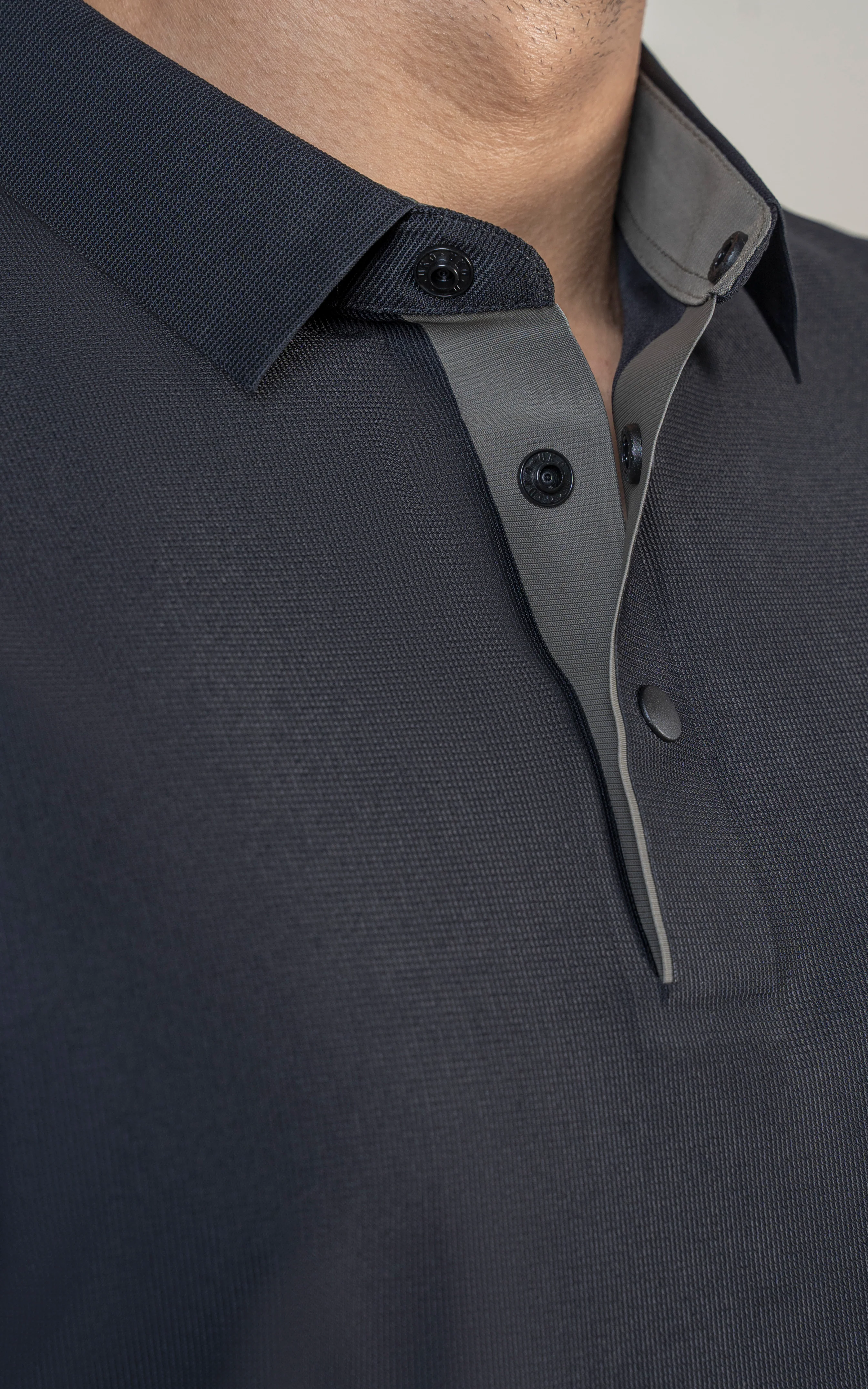 PLAIN EXECUTIVE POLO SHIRT BLACK - Image 3