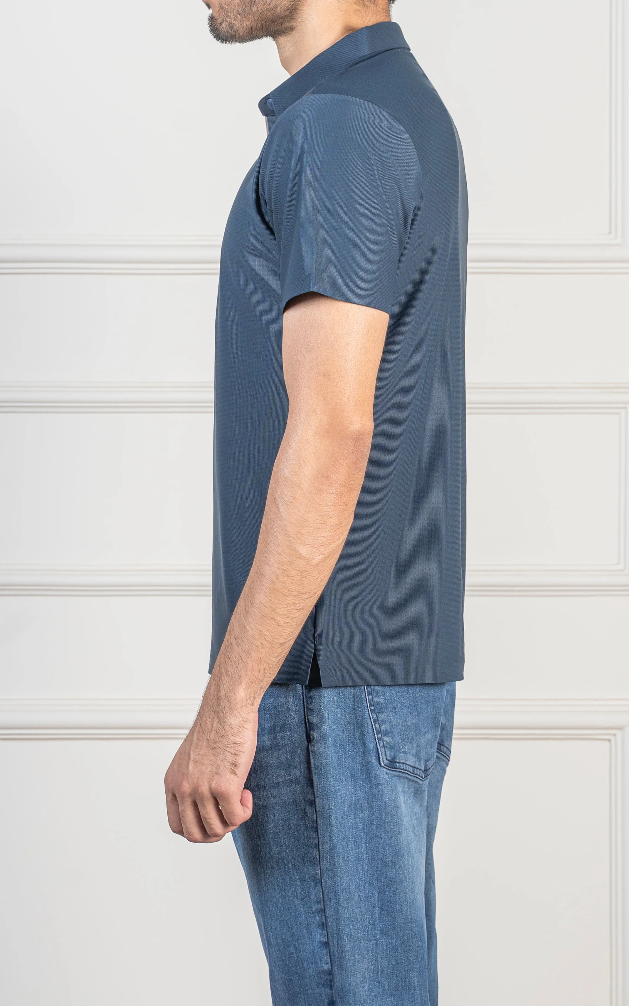 PLAIN EXECUTIVE POLO SHIRT BLACK - Image 30