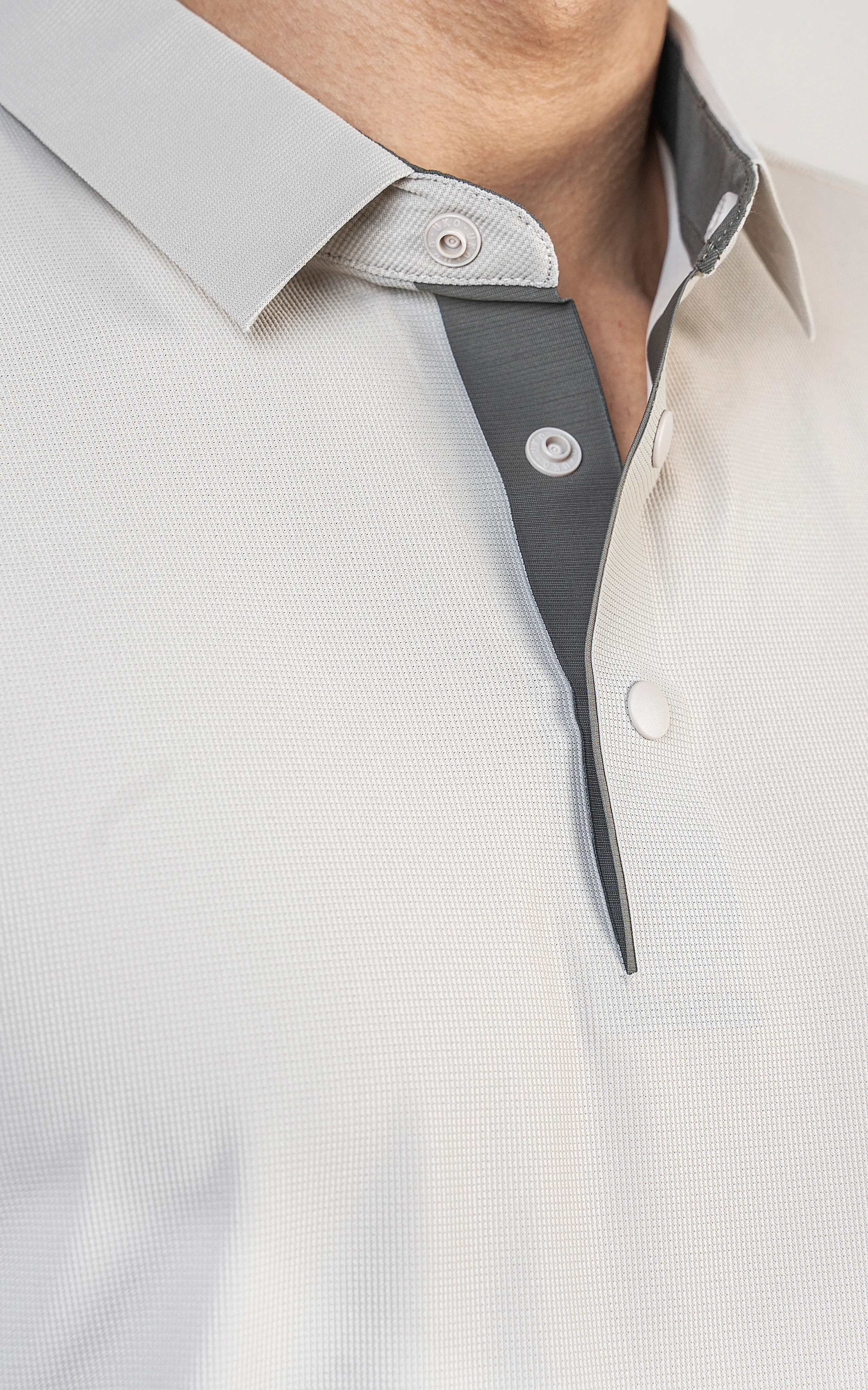 PLAIN EXECUTIVE POLO SHIRT KHAKI - Image 3