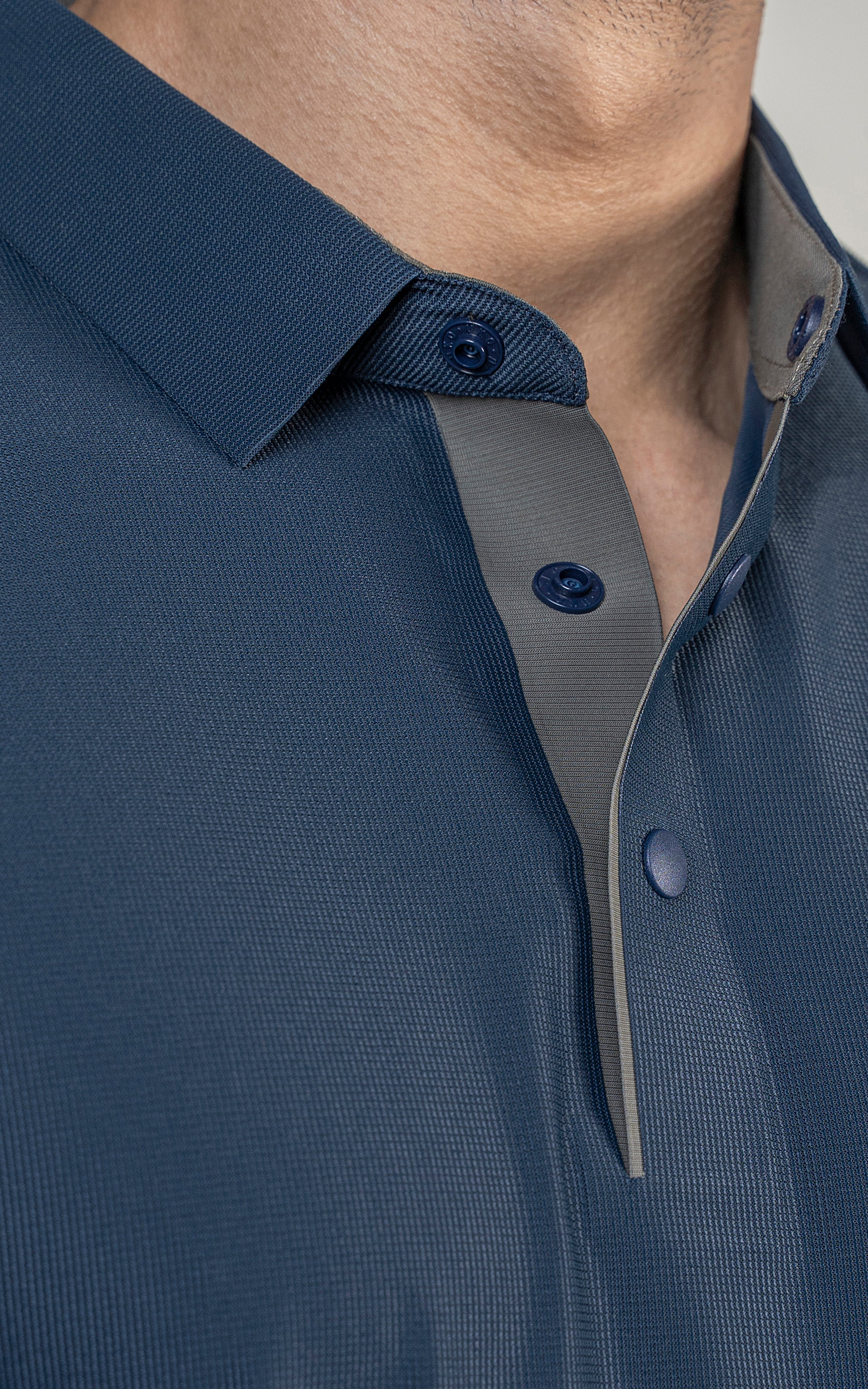 PLAIN EXECUTIVE POLO SHIRT NAVY - Image 3