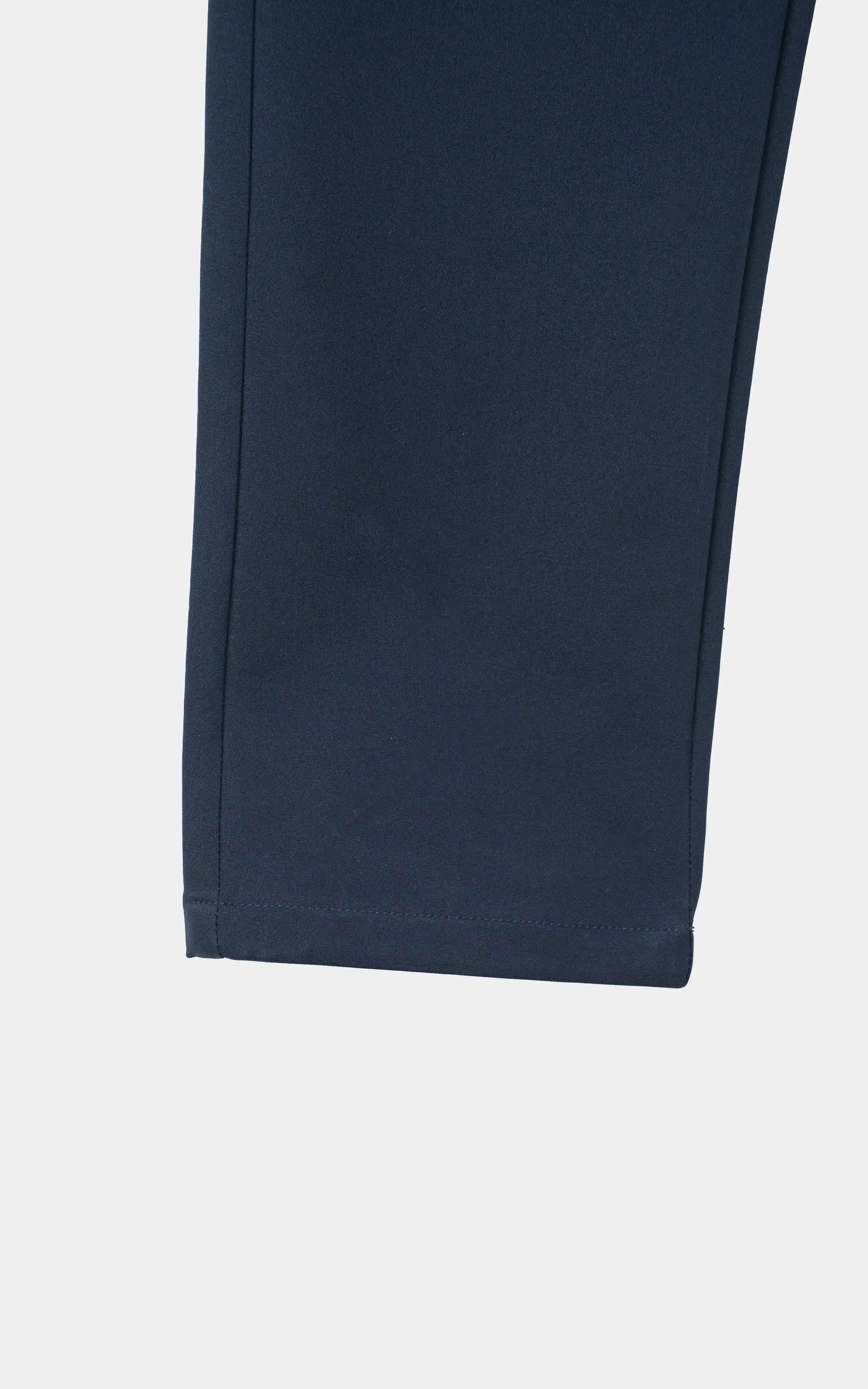 PLAIN SMART FIT CASUAL PANT NAVY - Image 3