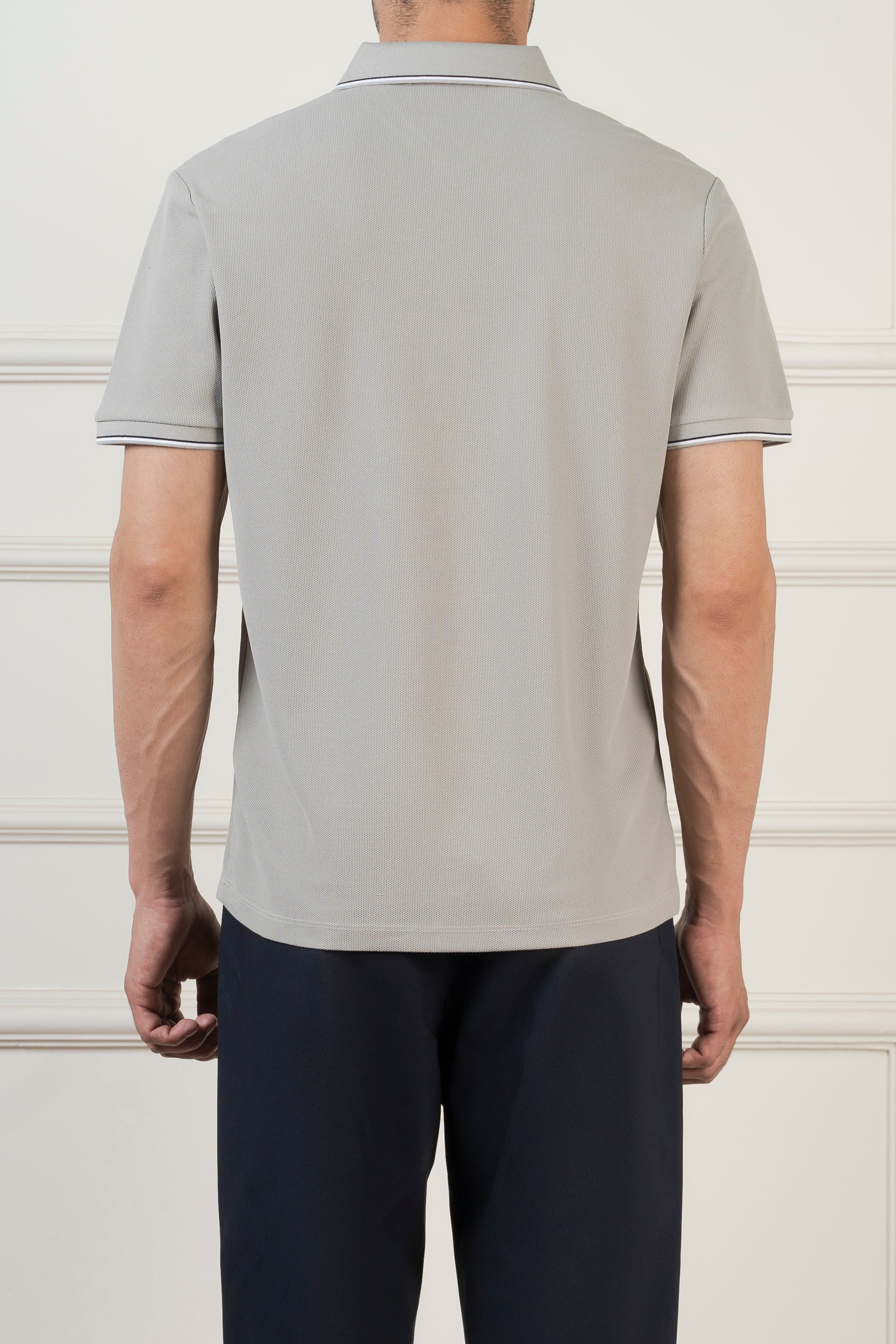 CLASSIC TIPPING POLO ASH GREY - Image 5