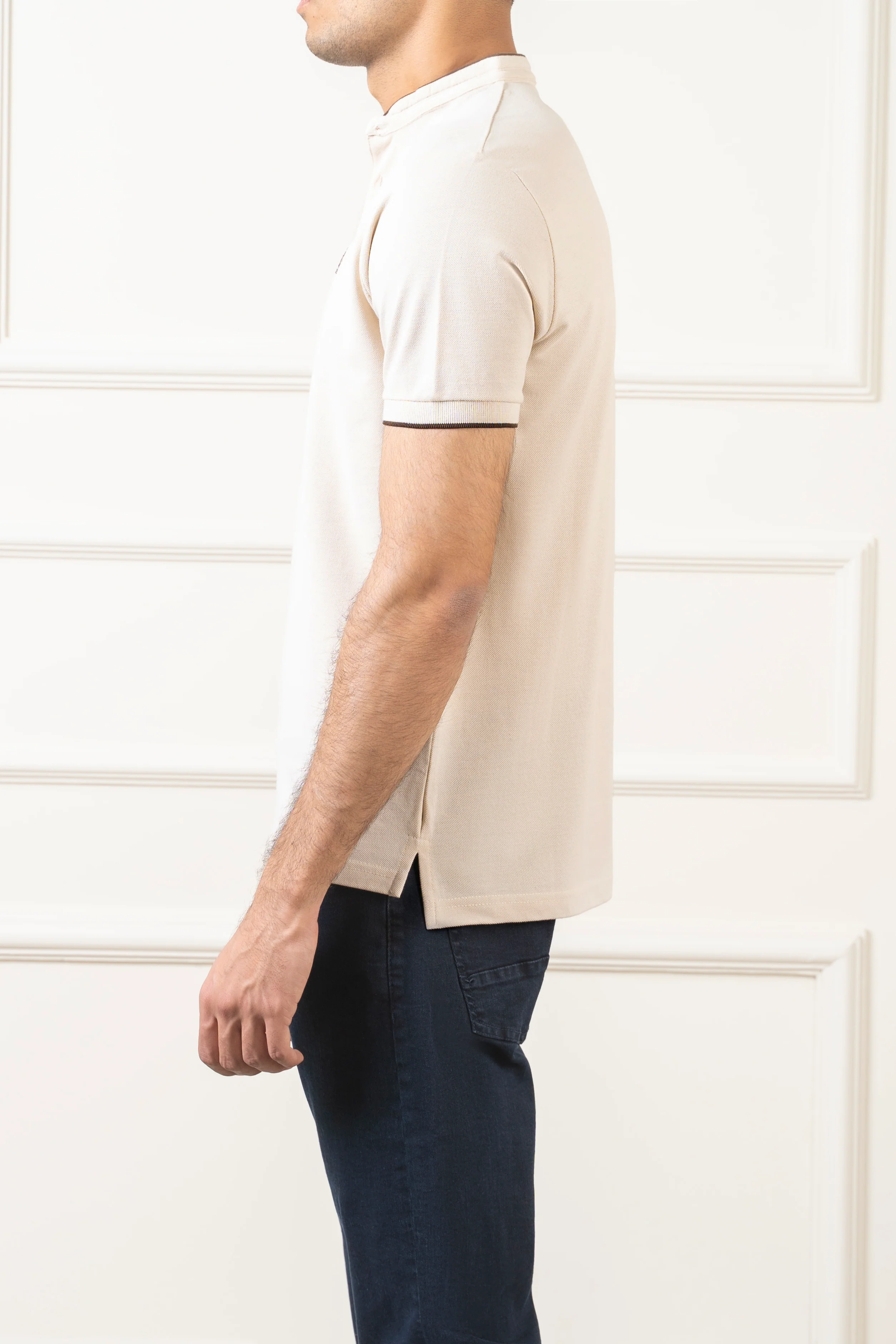 POLO SHIRT BEIGE - Image 3