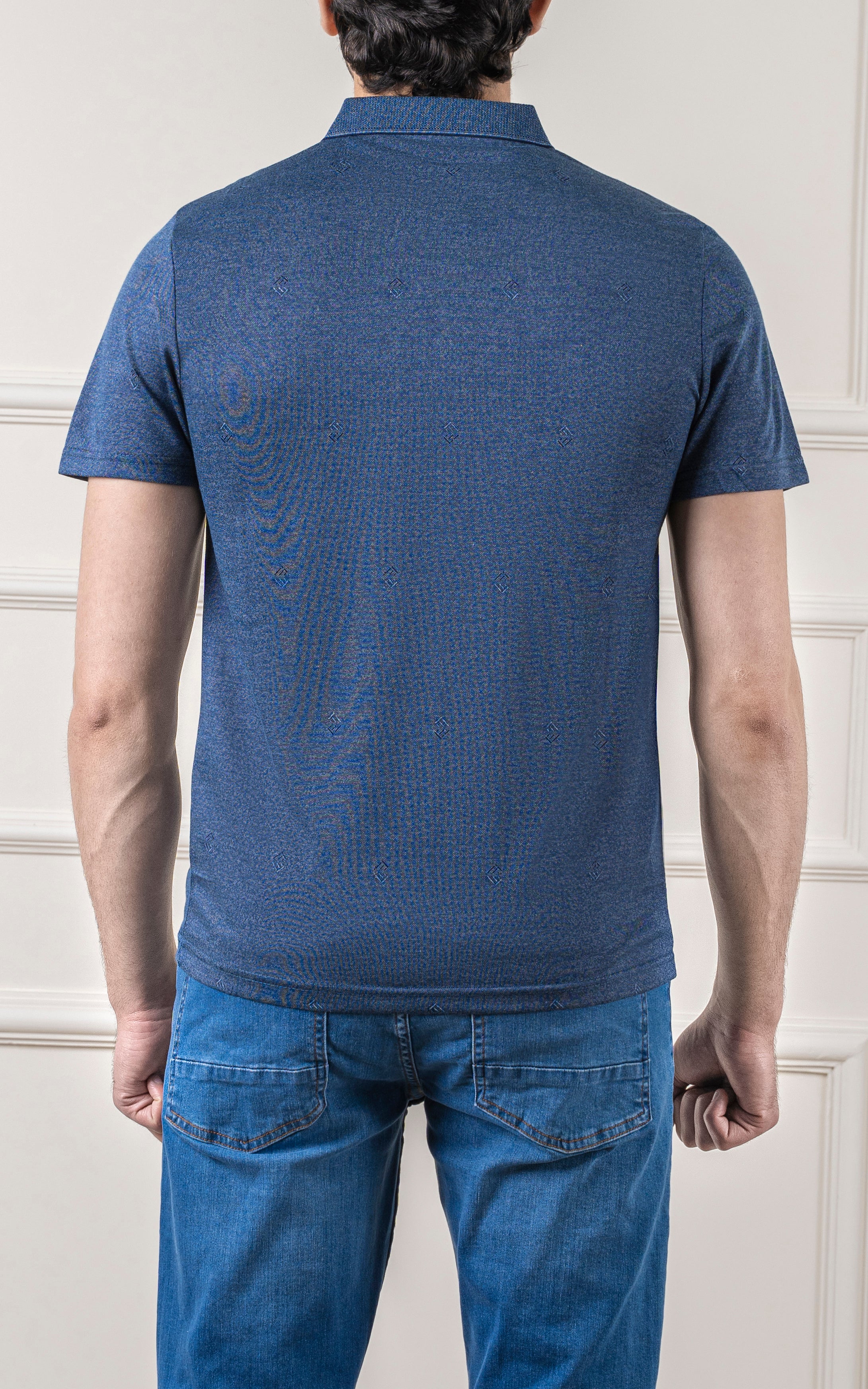 POLO SHIRT BLUE - Image 4