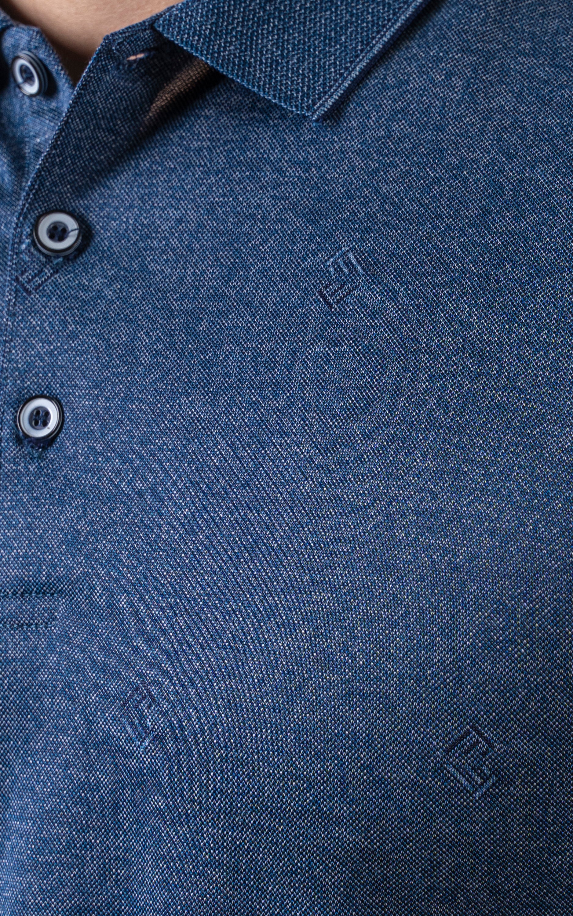 POLO SHIRT BLUE - Image 6