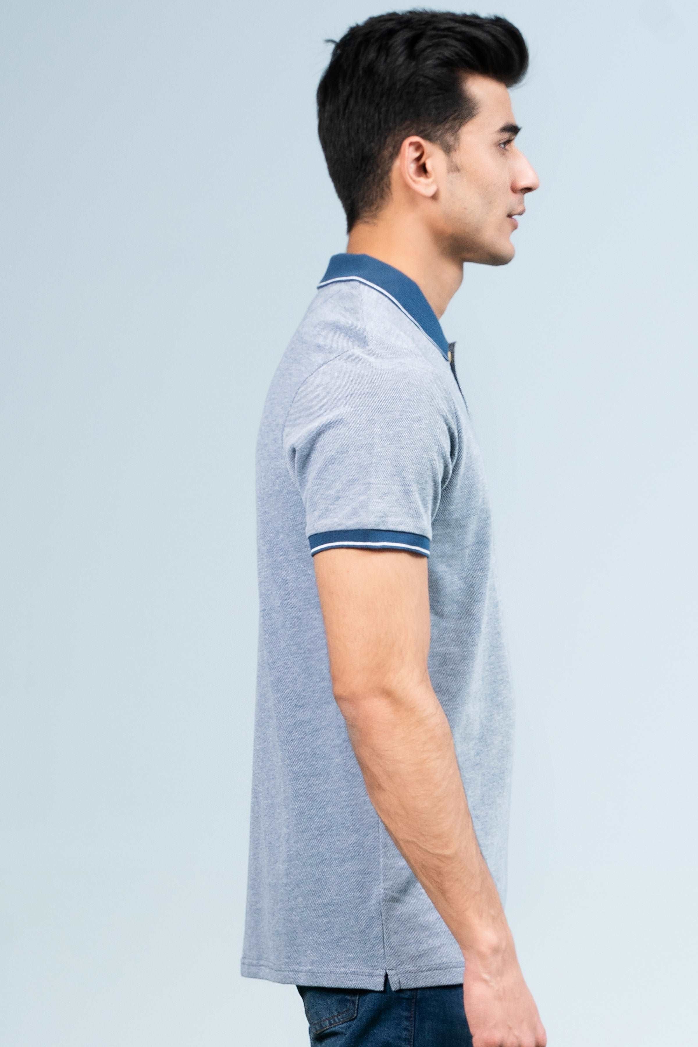 BIRD EYE POLO BLUE - Image 3