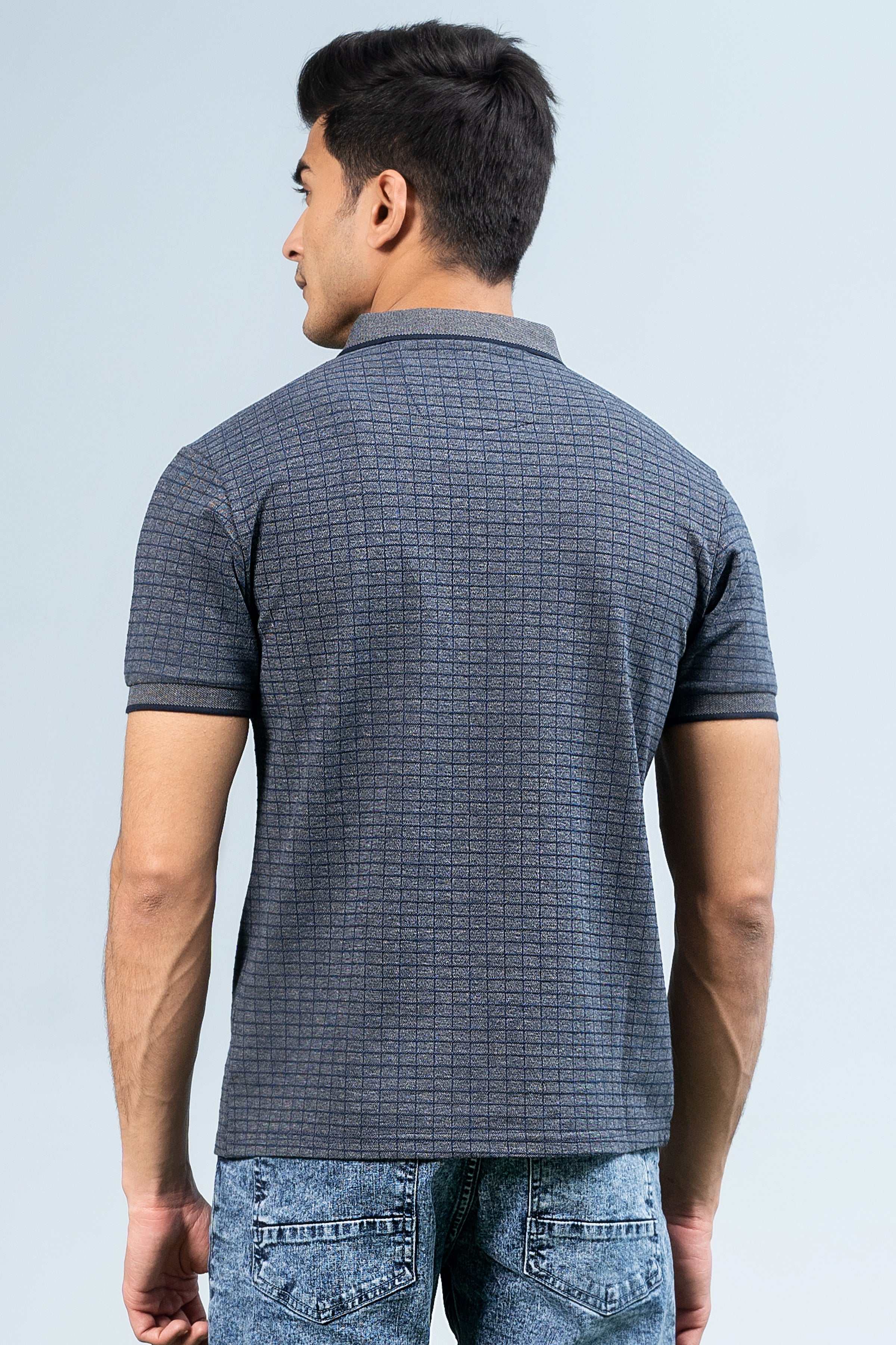 EXECUTIVE POLO BLUE GREY - Image 4