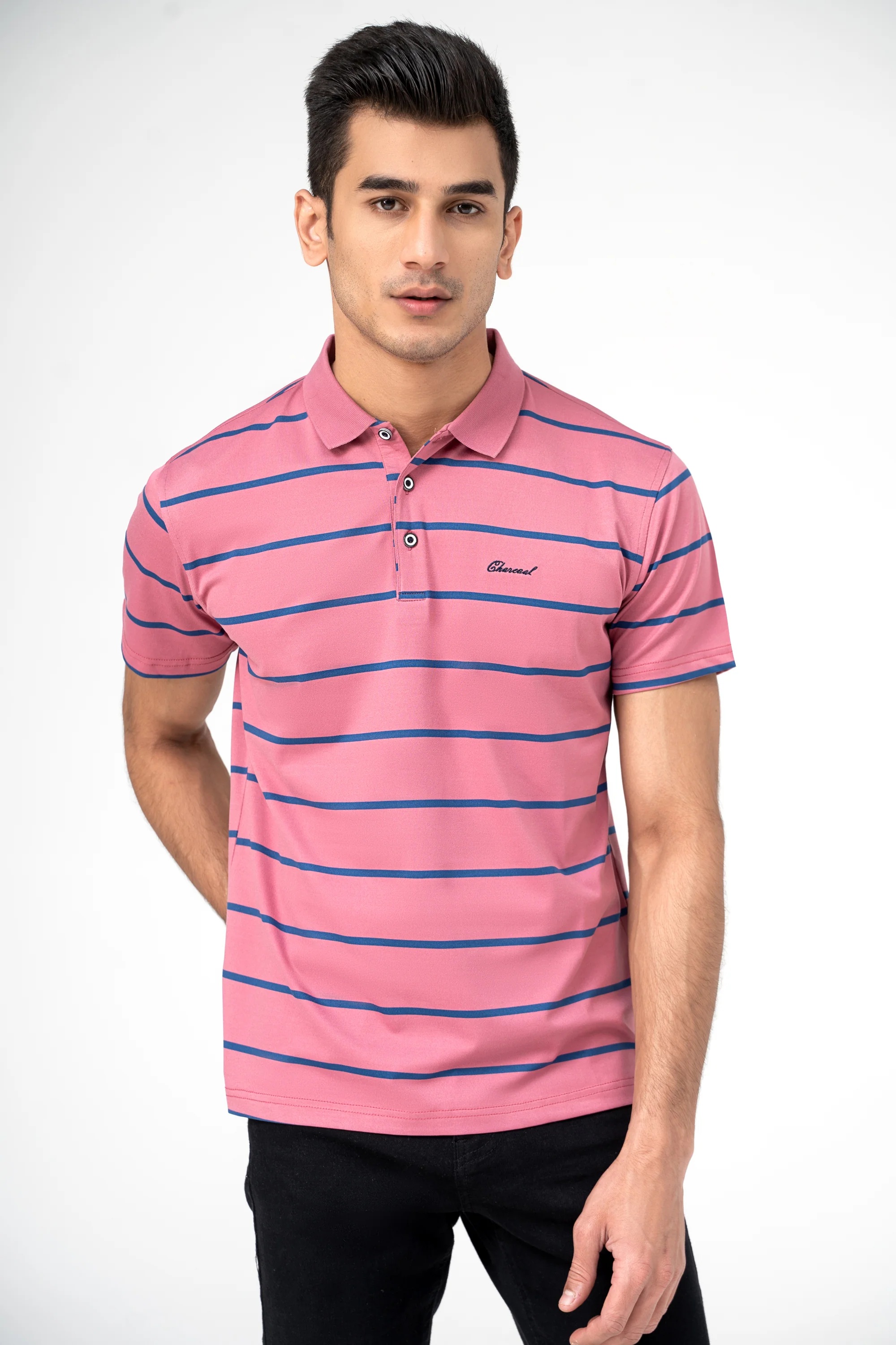 EXECUTIVE ICONIC POLO  CORAL PINK - Image 2