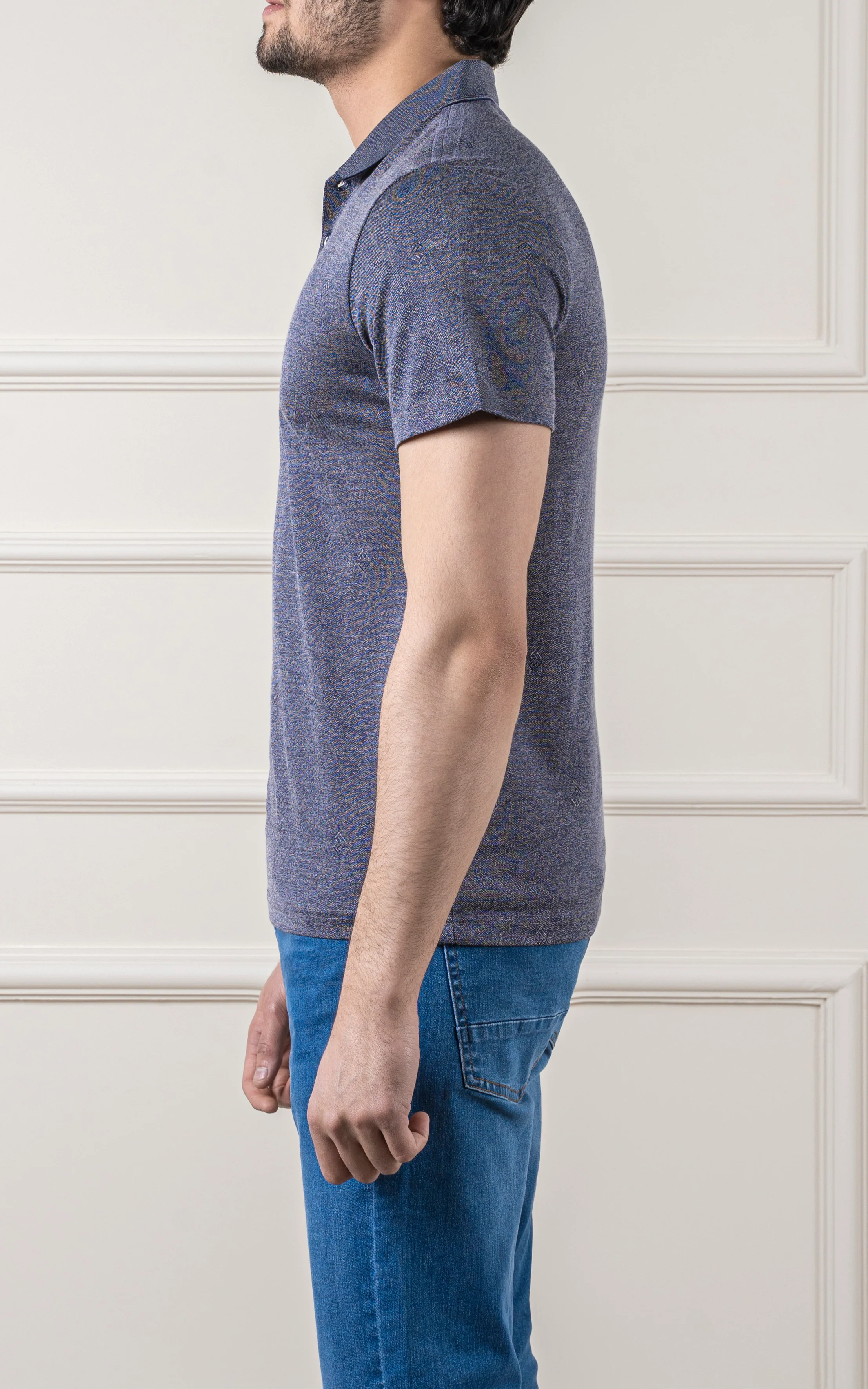 POLO SHIRT DARK GREY - Image 3