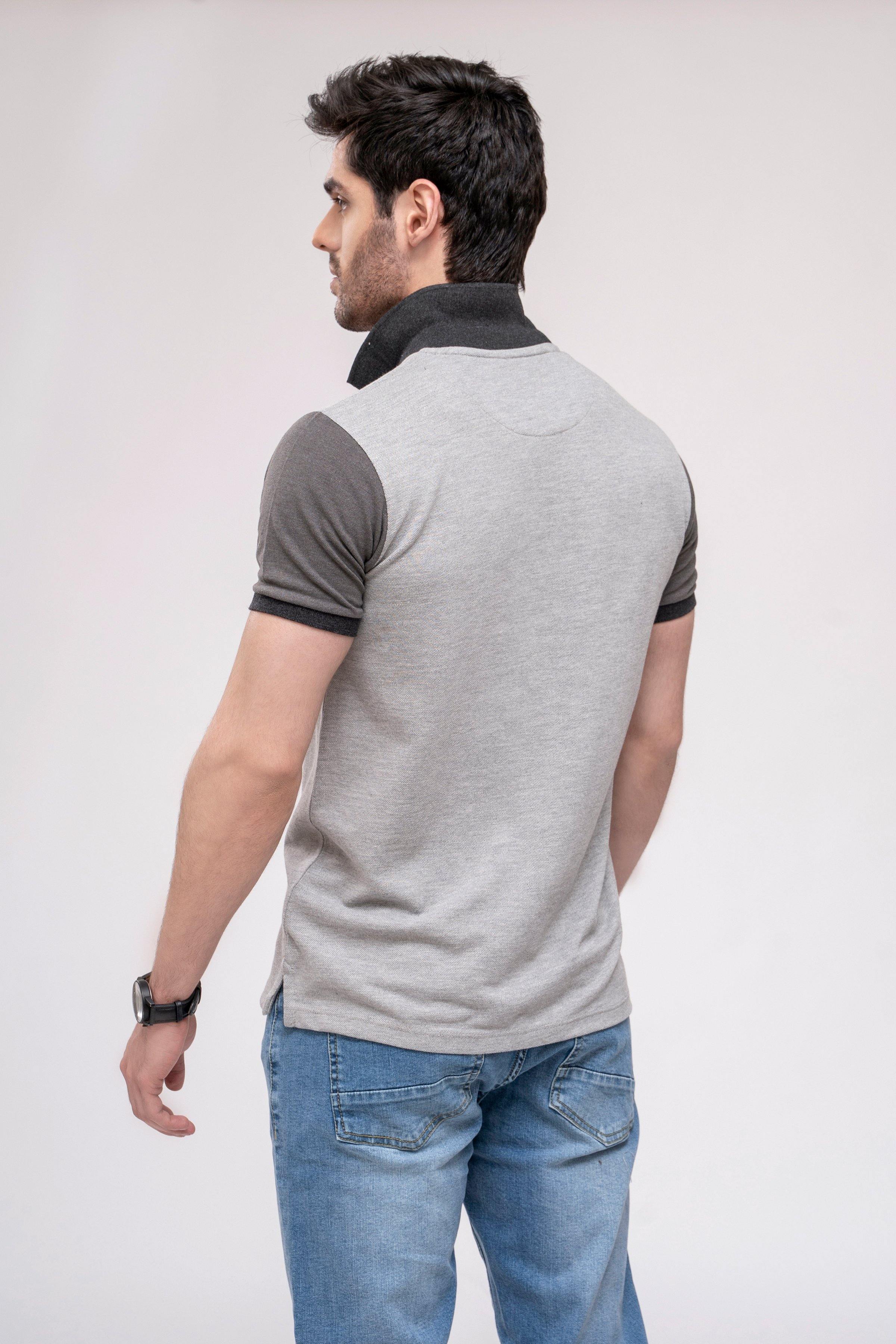 POLO SHIRT GREY - Image 3