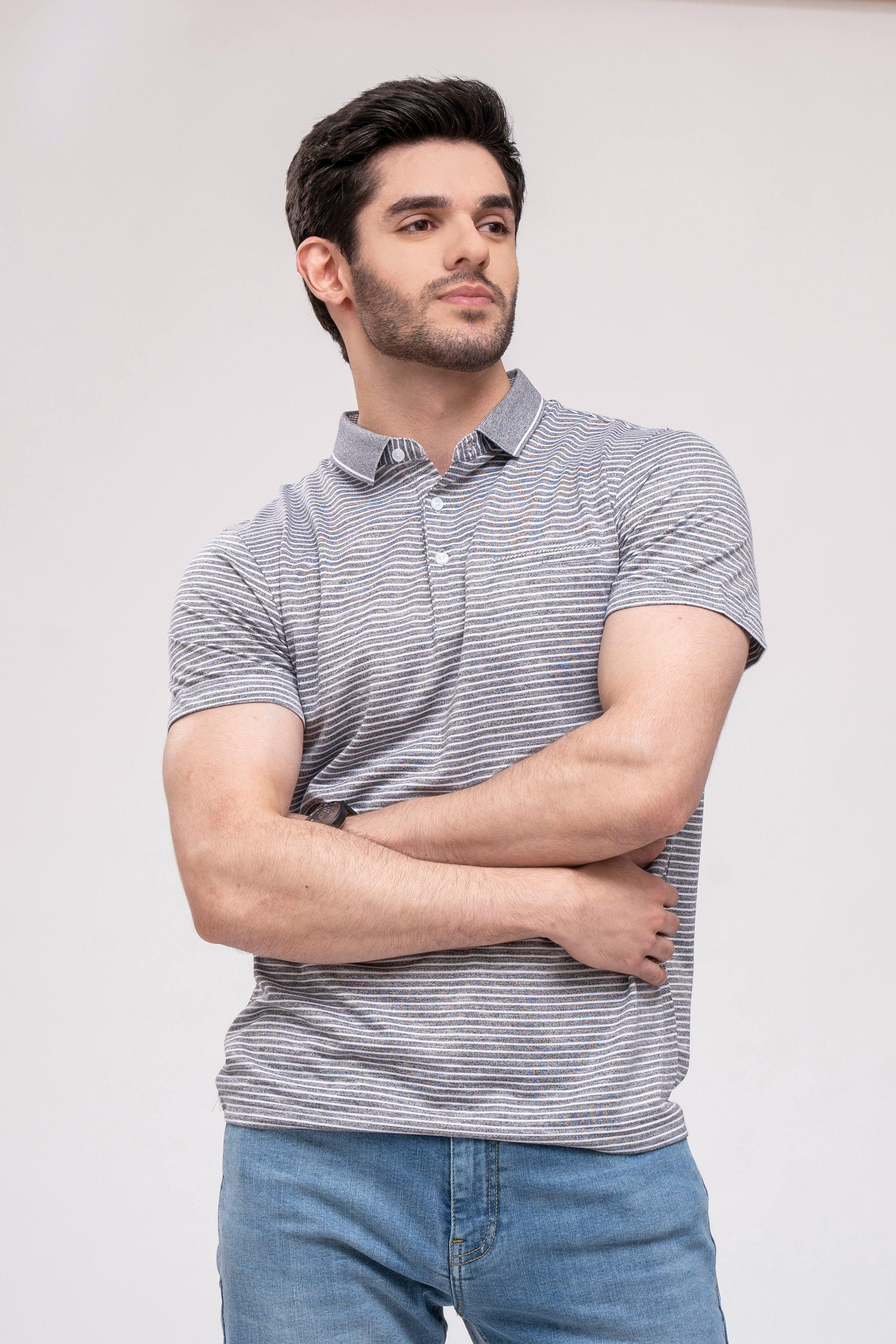 POLO SHIRT GREY - Image 4