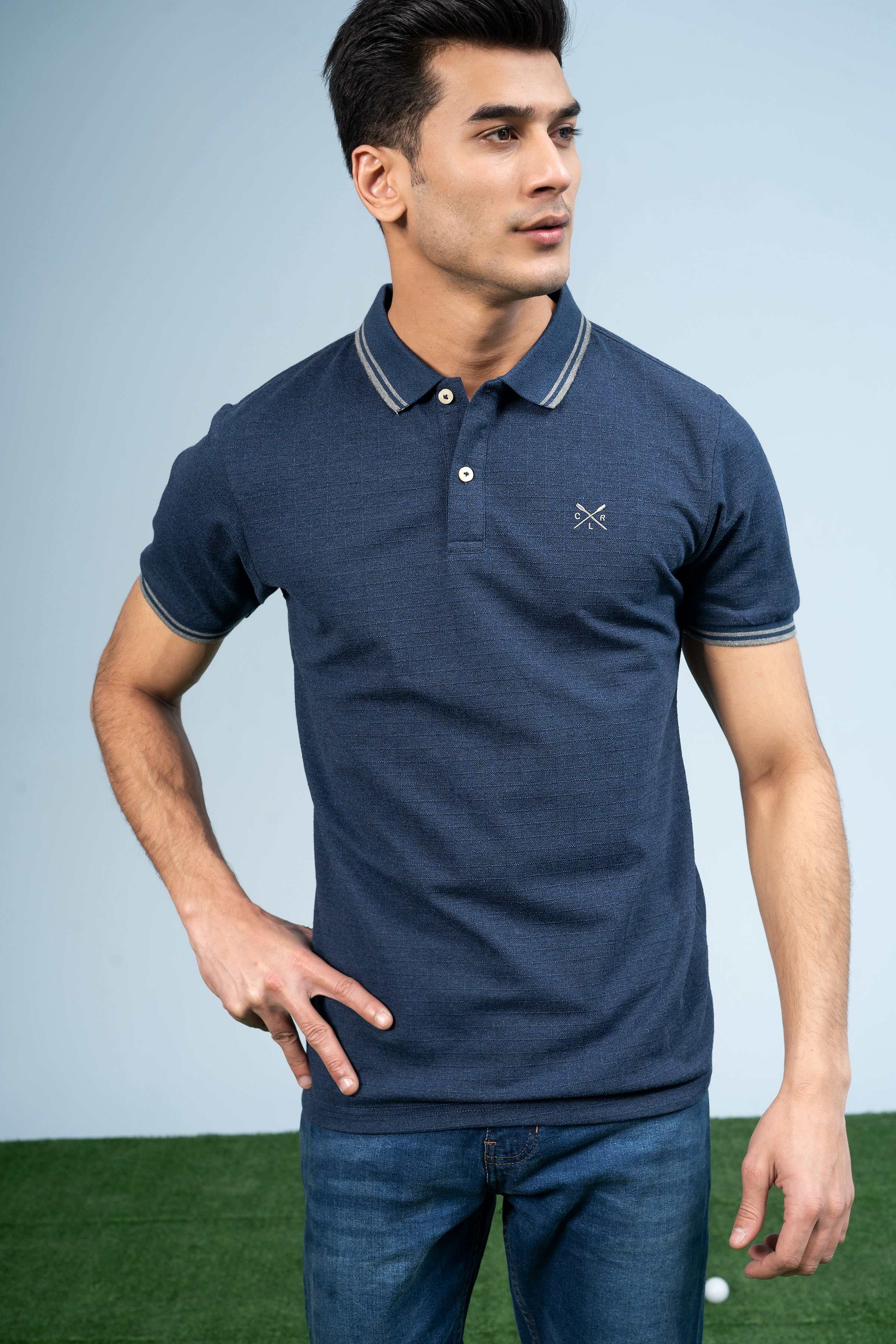 EXECUTIVE POLO INDIGO BLUE - Image 2