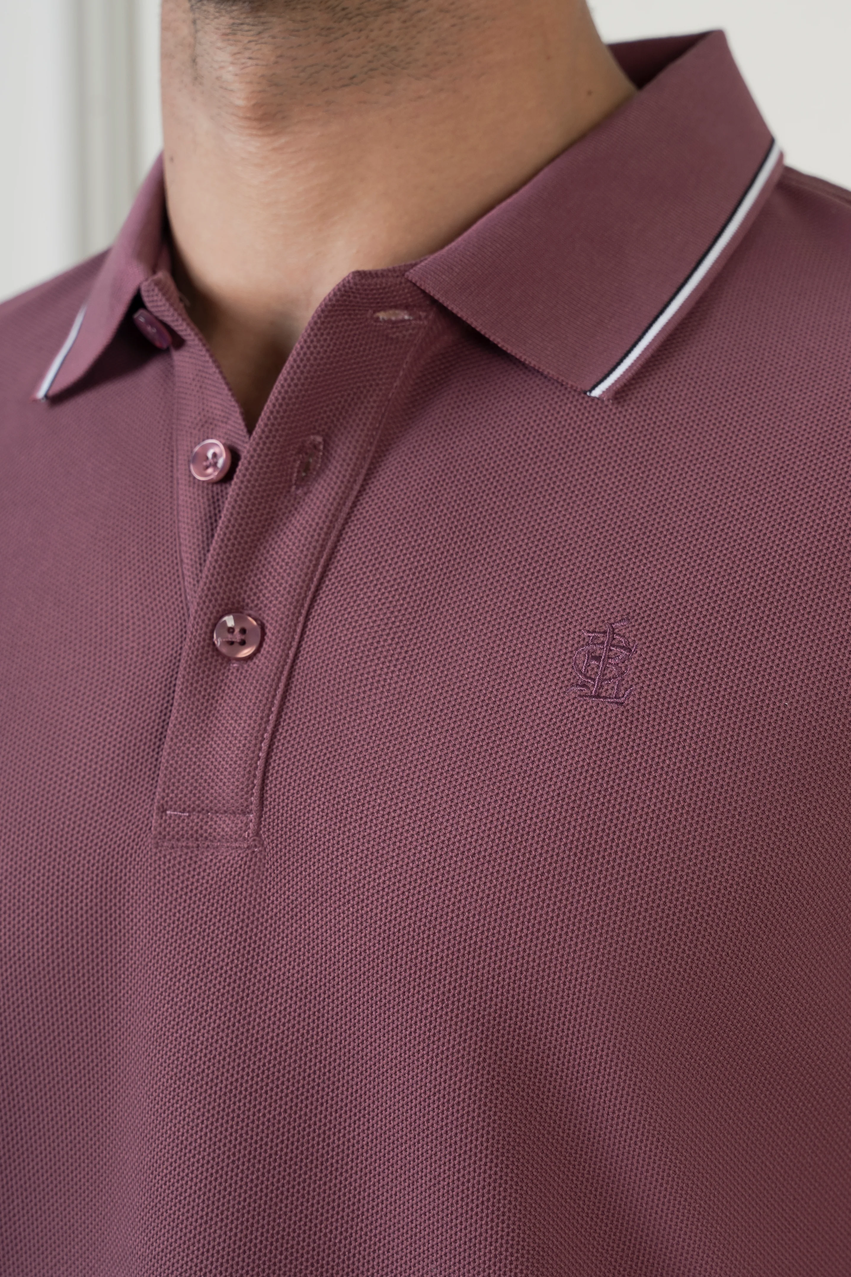 CLASSIC TIPPING POLO MAGENTA - Image 5