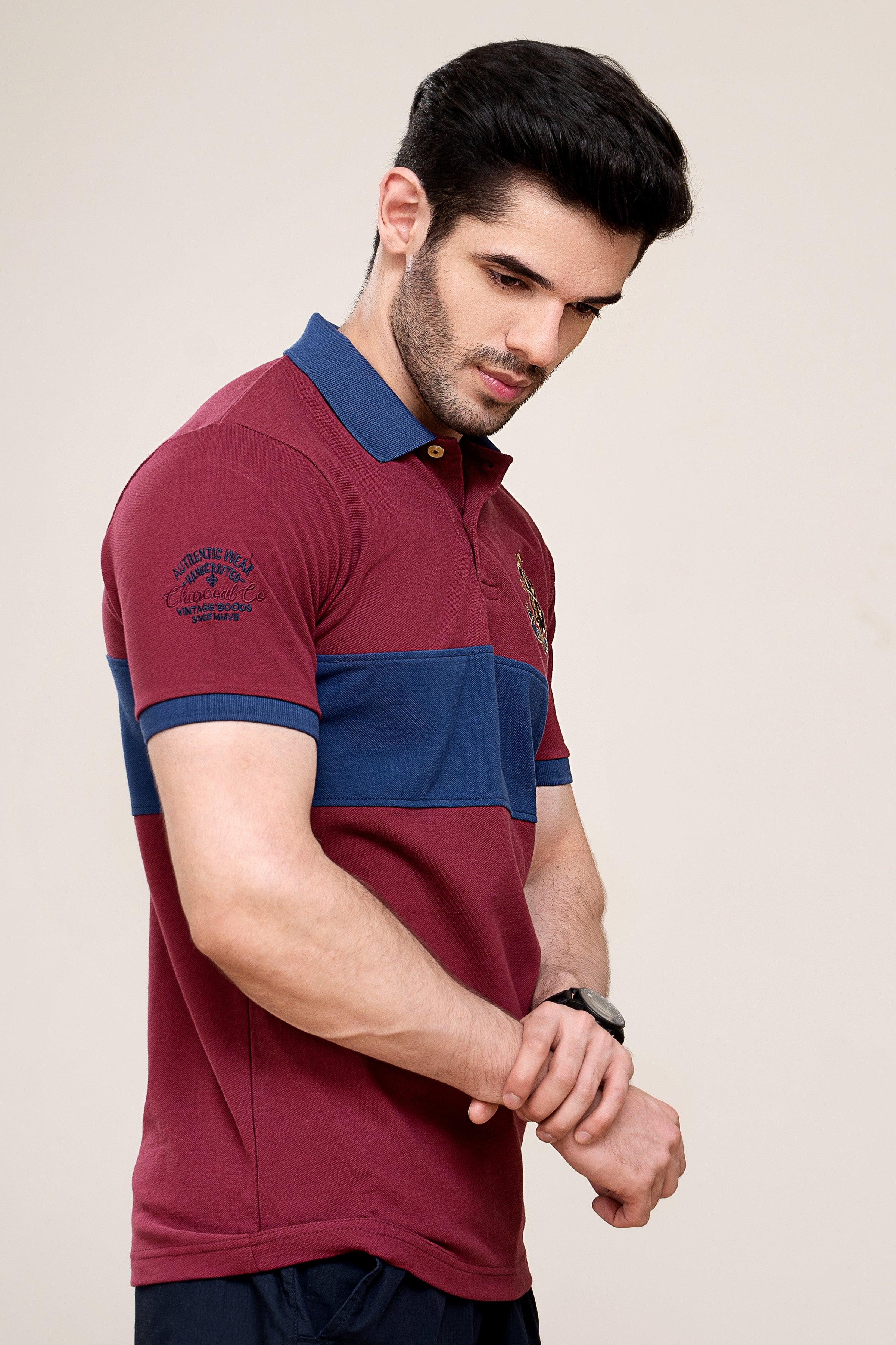 POLO SHIRT MAROON - Image 3