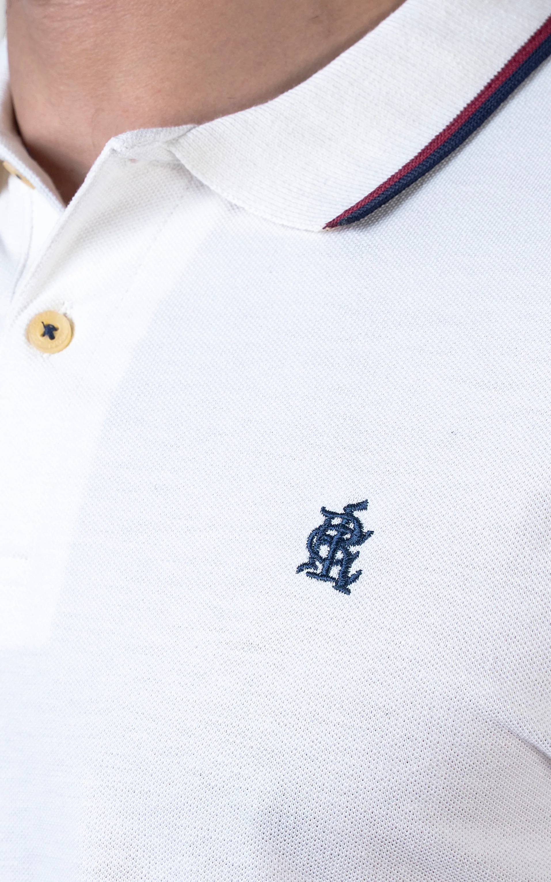 TIPPING POLO OFF WHITE - Image 3