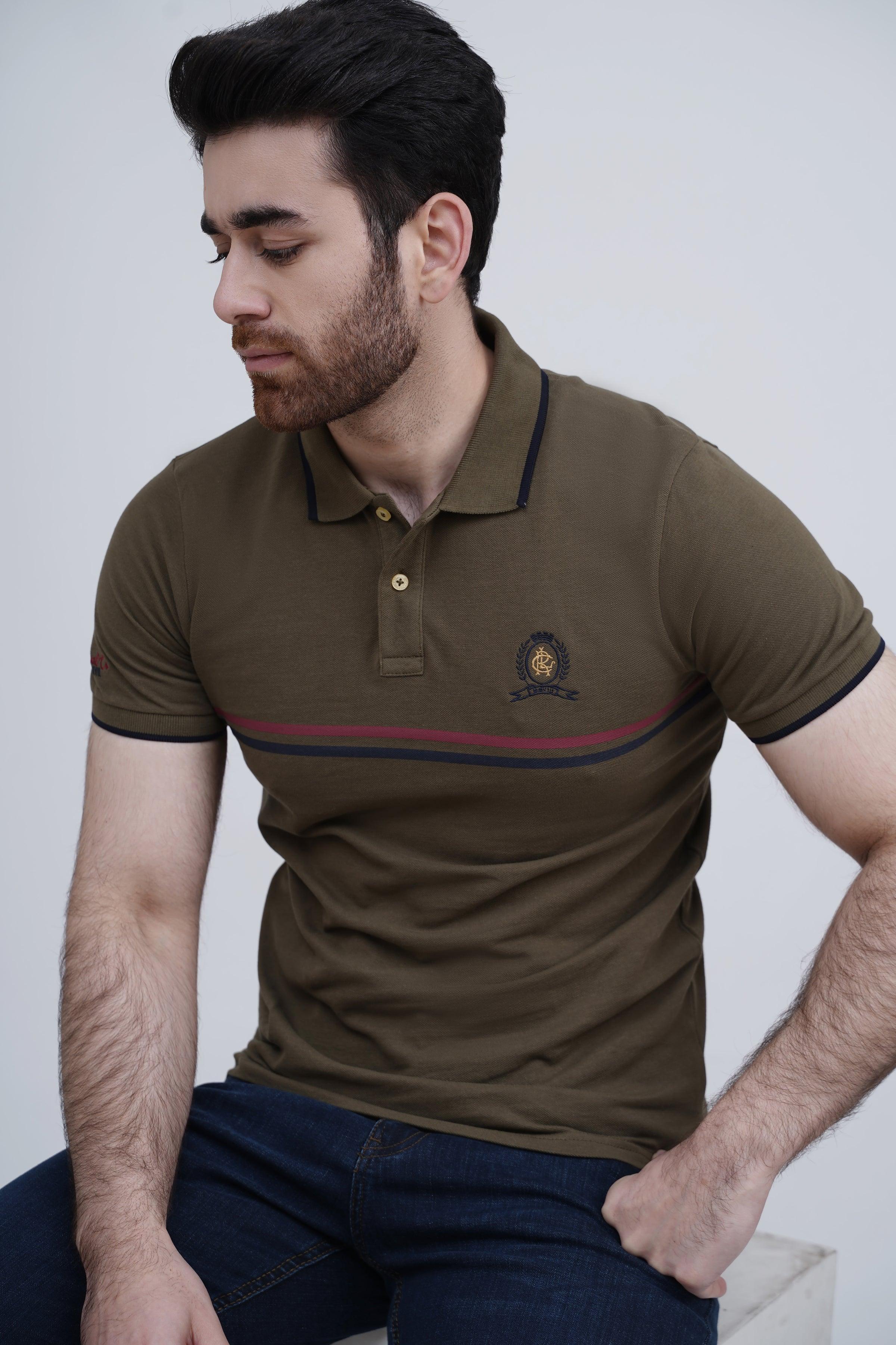 POLO SHIRT OLIVE - Image 2