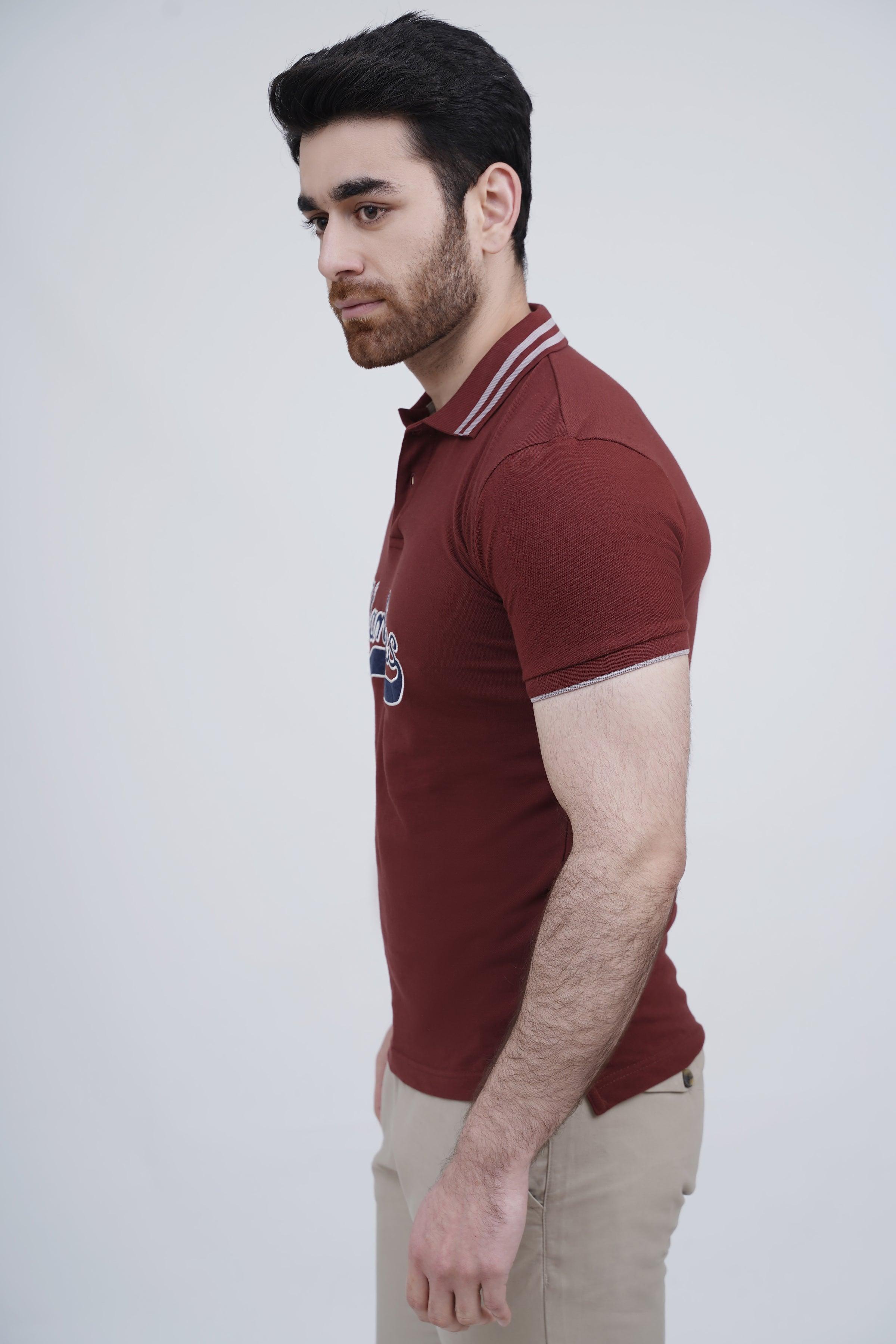 POLO SHIRT RUST - Image 2