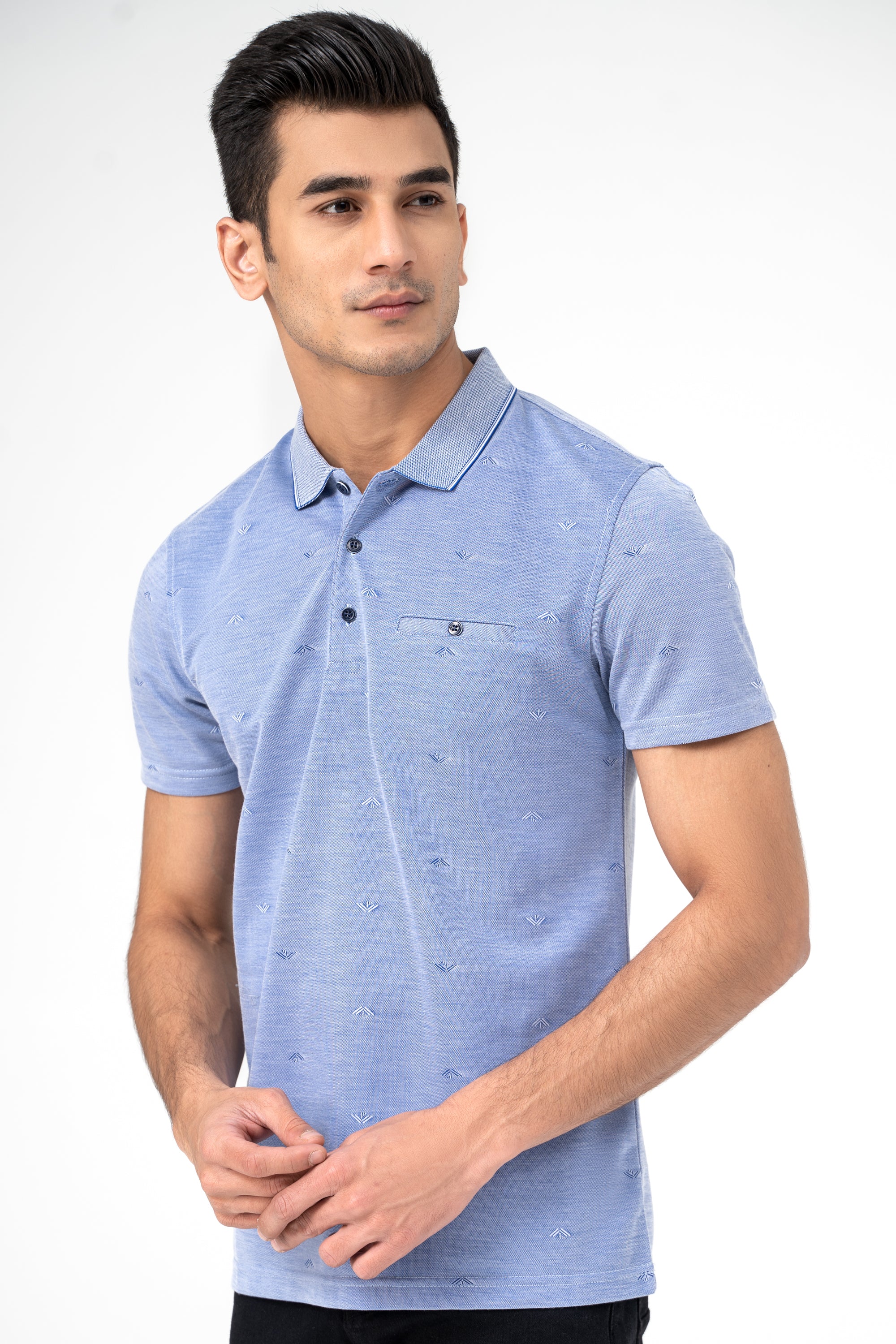EXECUTIVE ICONIC POLO SKY BLUE - Image 2