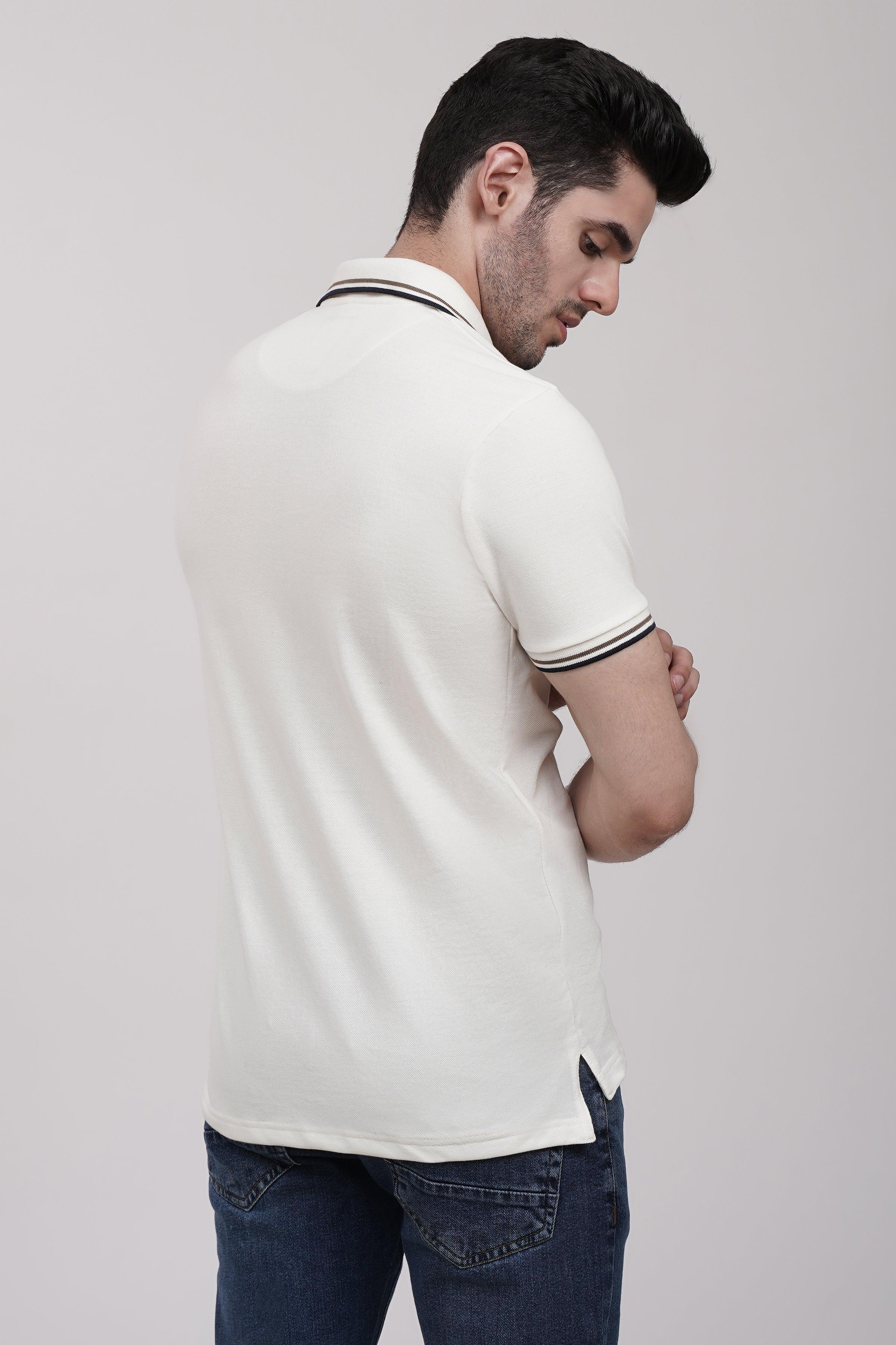 POLO SHIRT WHITE - Image 4