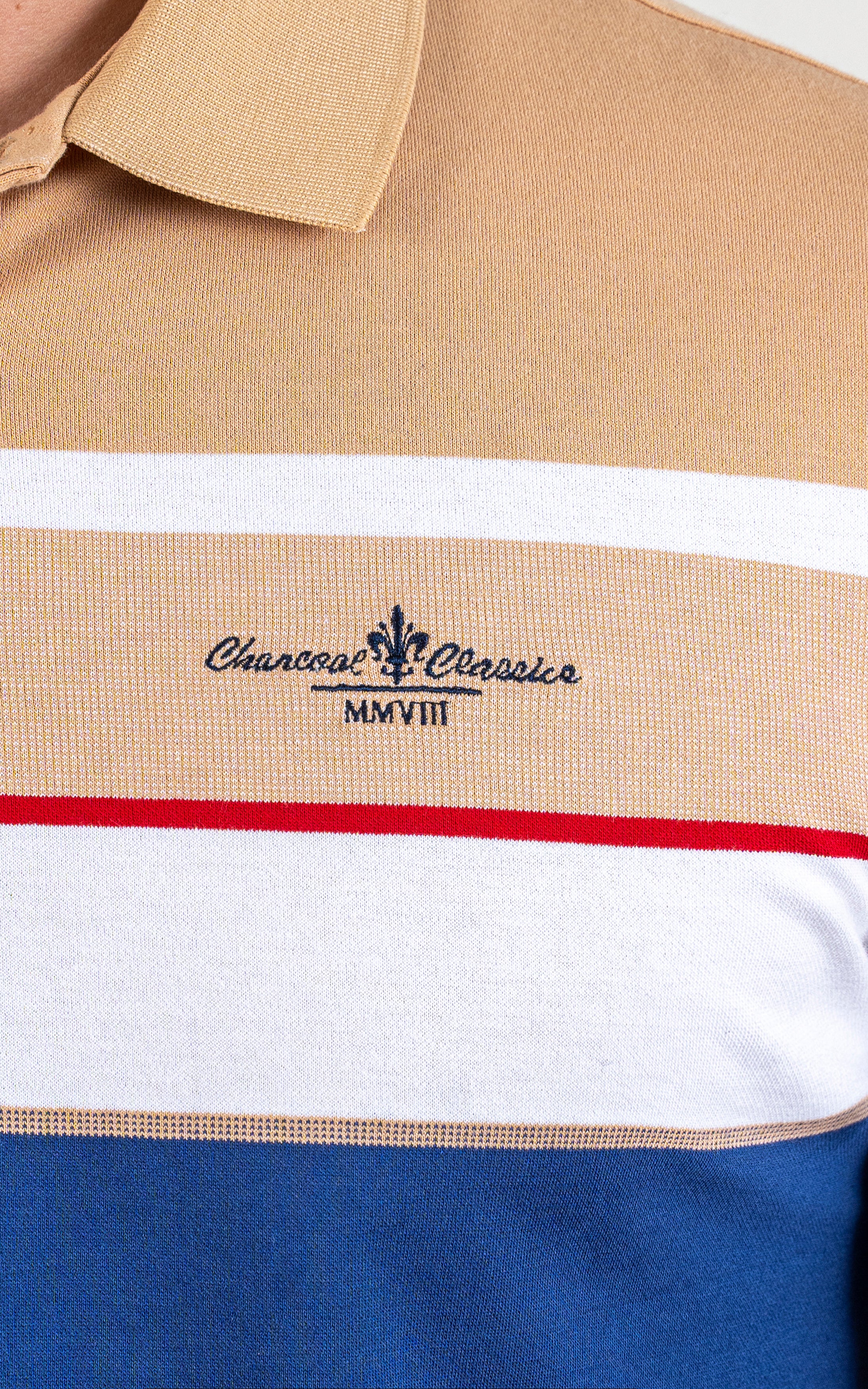 EXECUTIVE POLO  NAVY KHAKI - Image 3