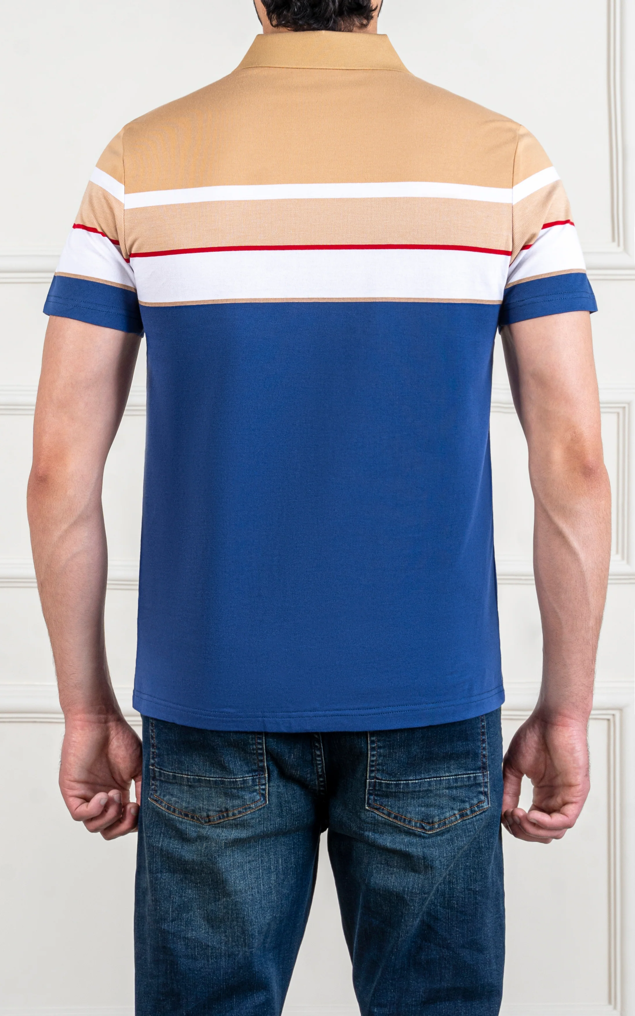 EXECUTIVE POLO  NAVY KHAKI - Image 5