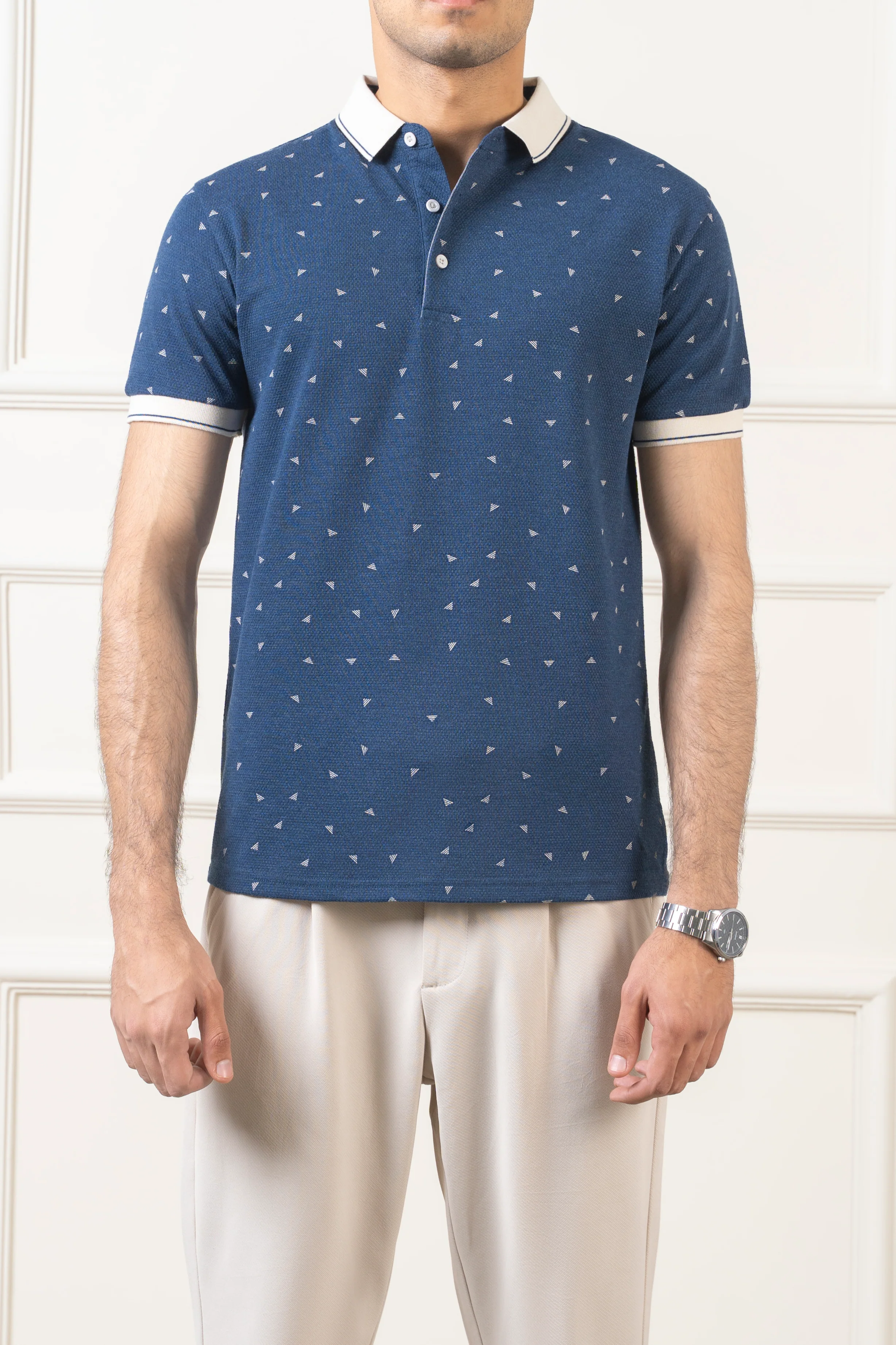POLO TIPPING COLLAR NAVY - Image 2