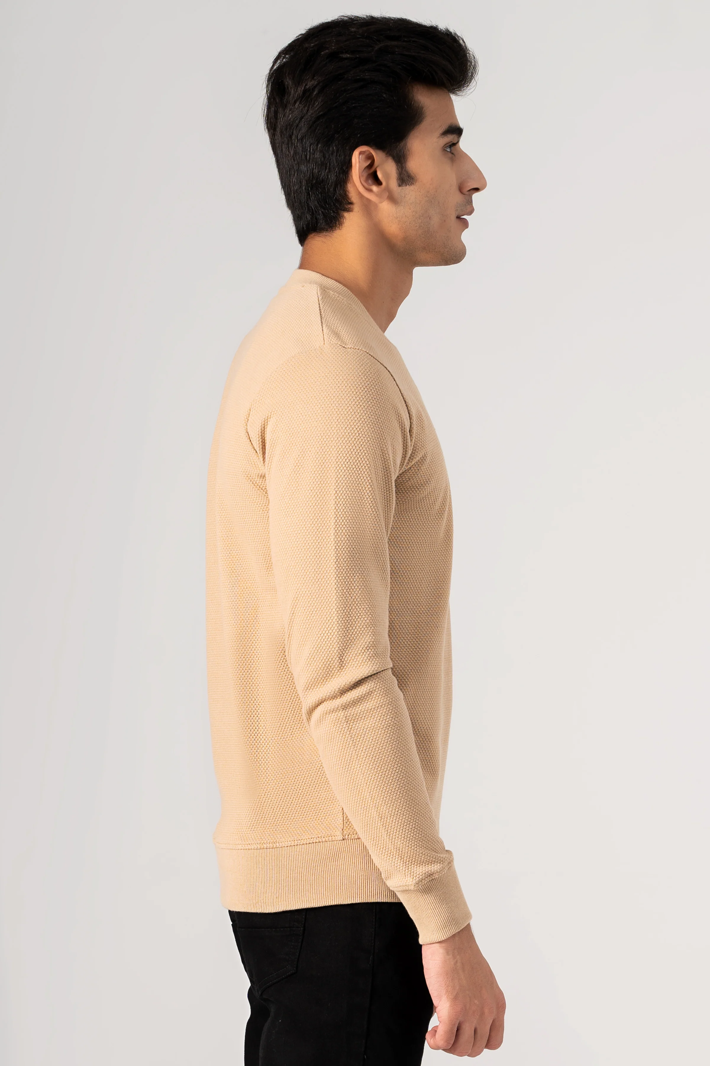 POPCORN SWEAT SHIRT KHAKI - Image 3