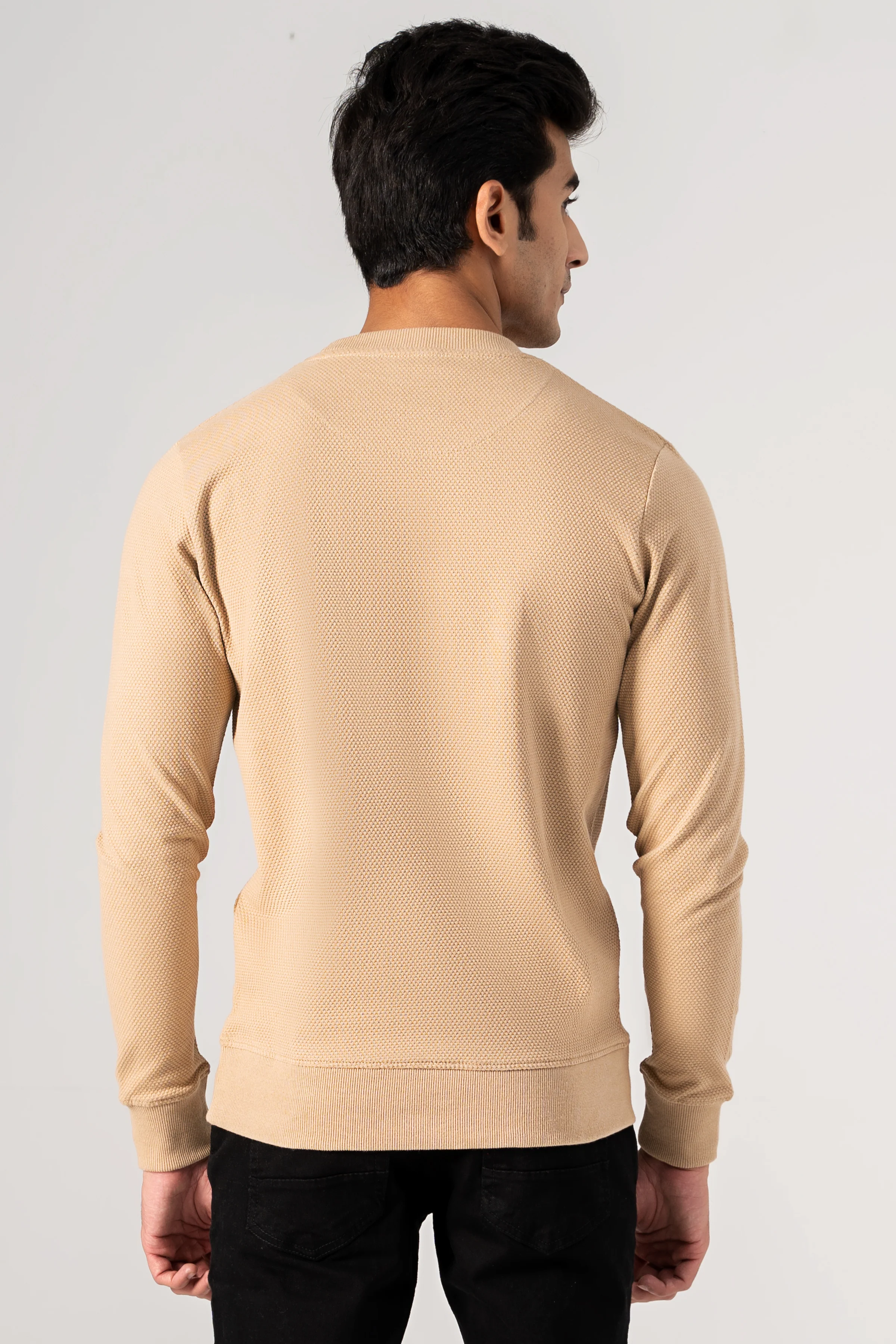 POPCORN SWEAT SHIRT KHAKI - Image 4
