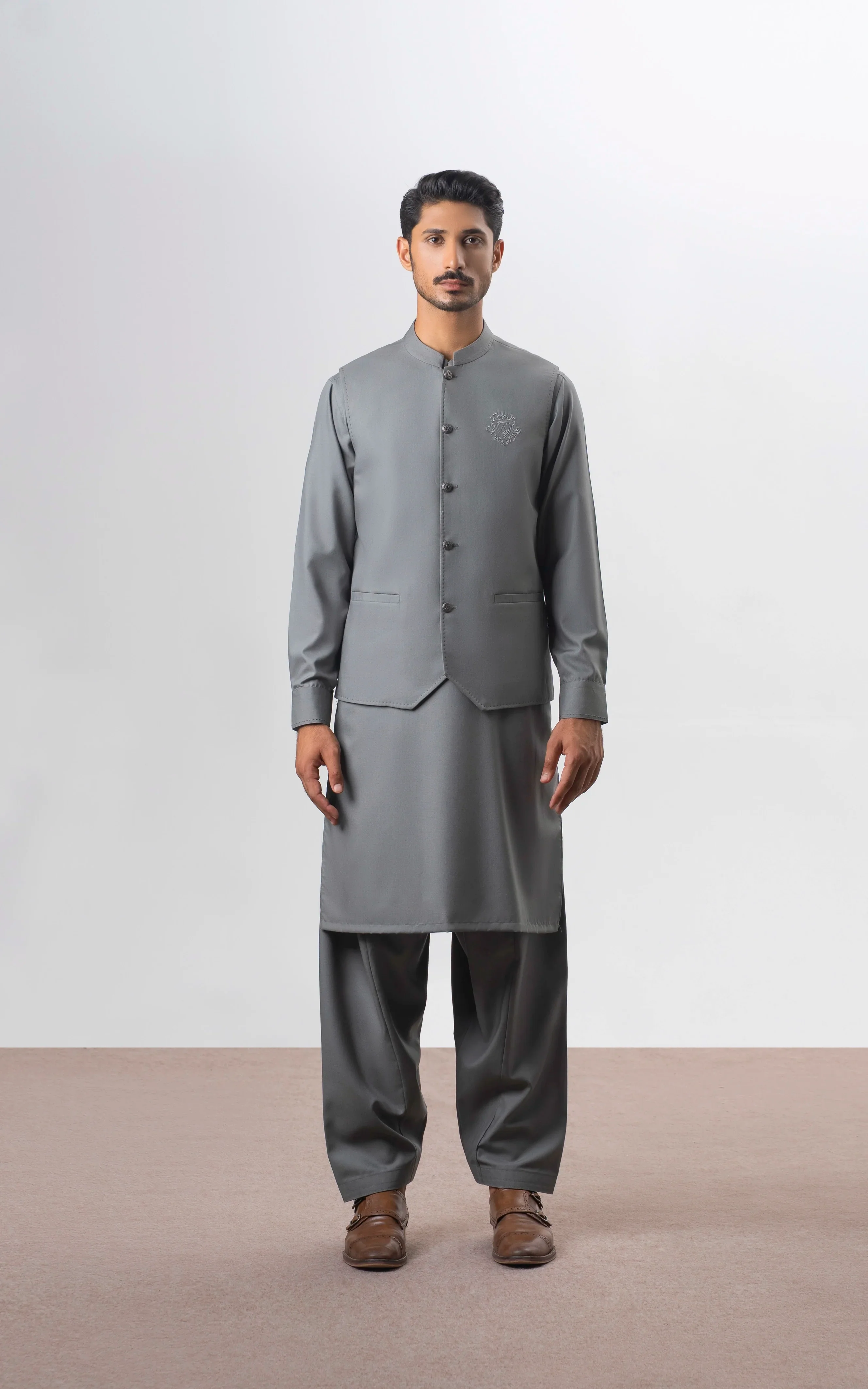PREMIUM BLENDED WAISTCOAT | EXECUTIVE COLLECTION LIGHT GREY