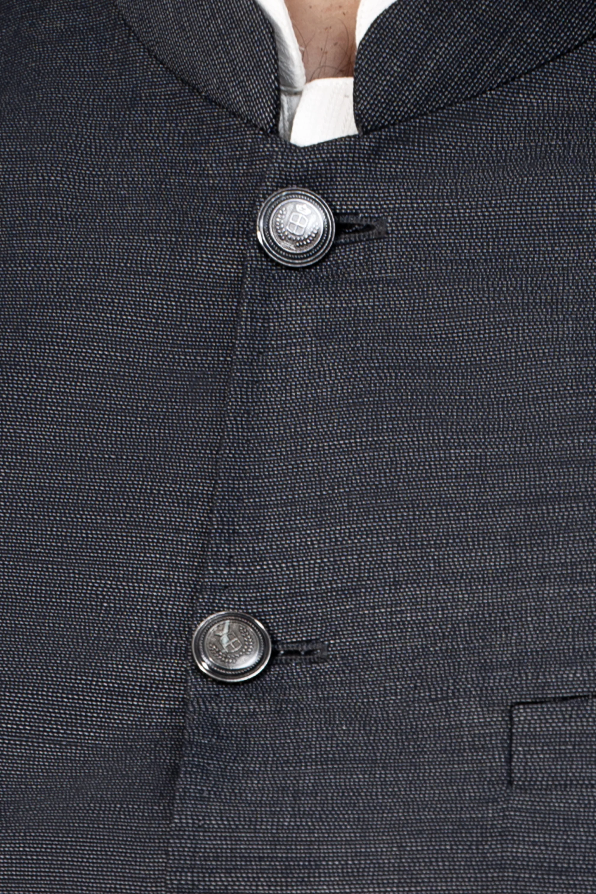 PREMIUM COTTON BLENDED WAISTCOAT DARK DENIM - Image 4