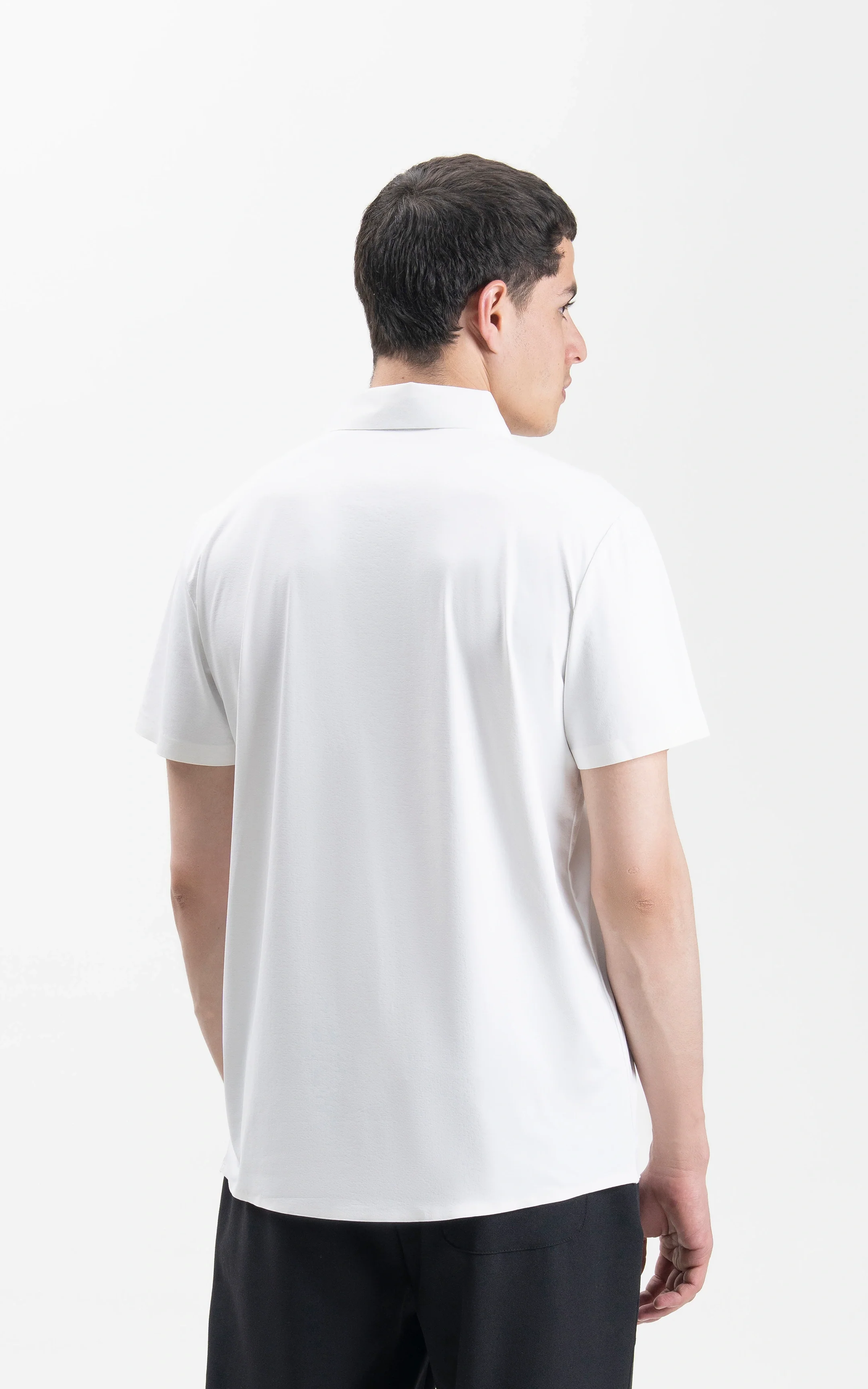 PREMIUM NYLON CASUAL SHIRT WHITE - Image 5