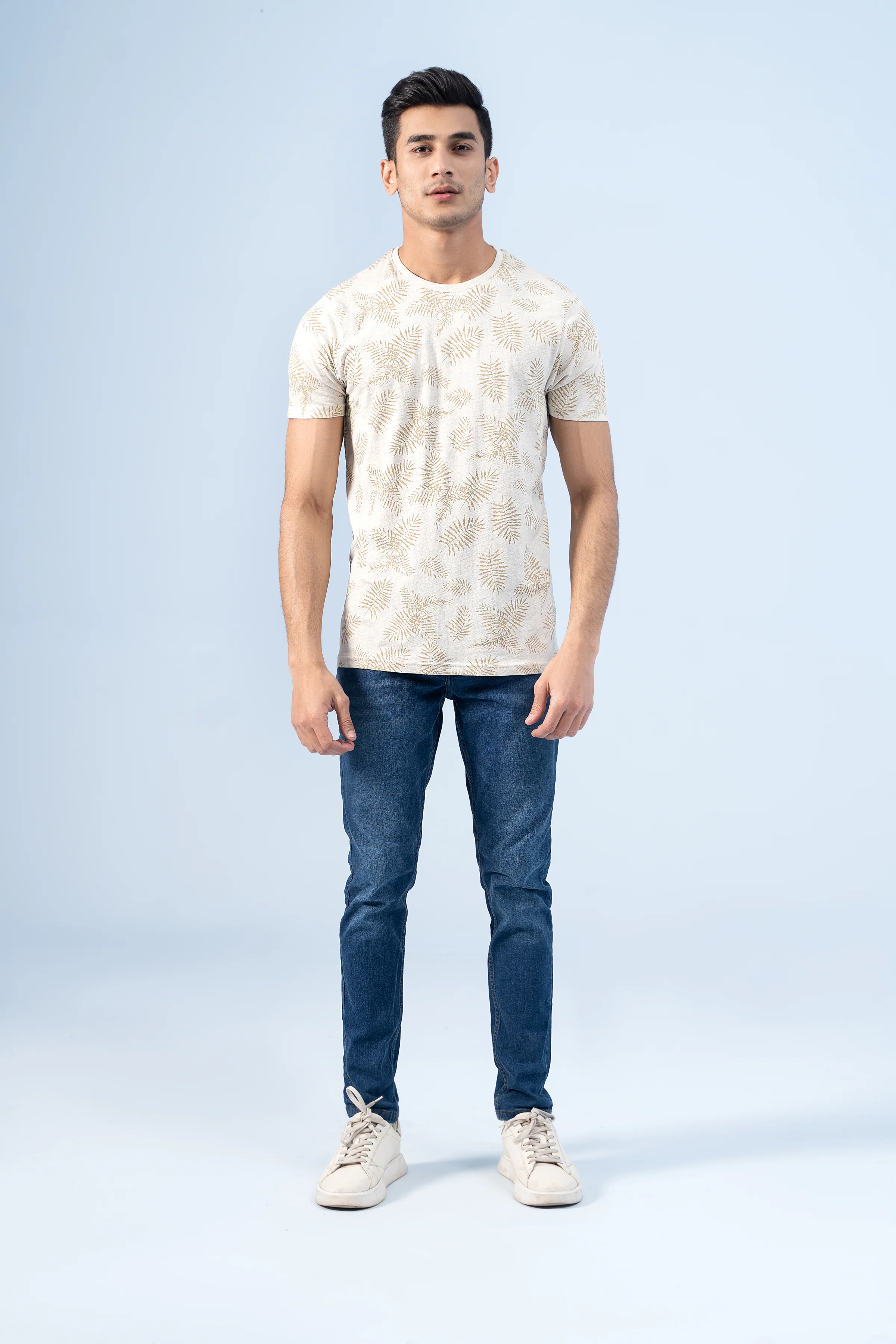 PRINTED T-SHIRT KHAKI